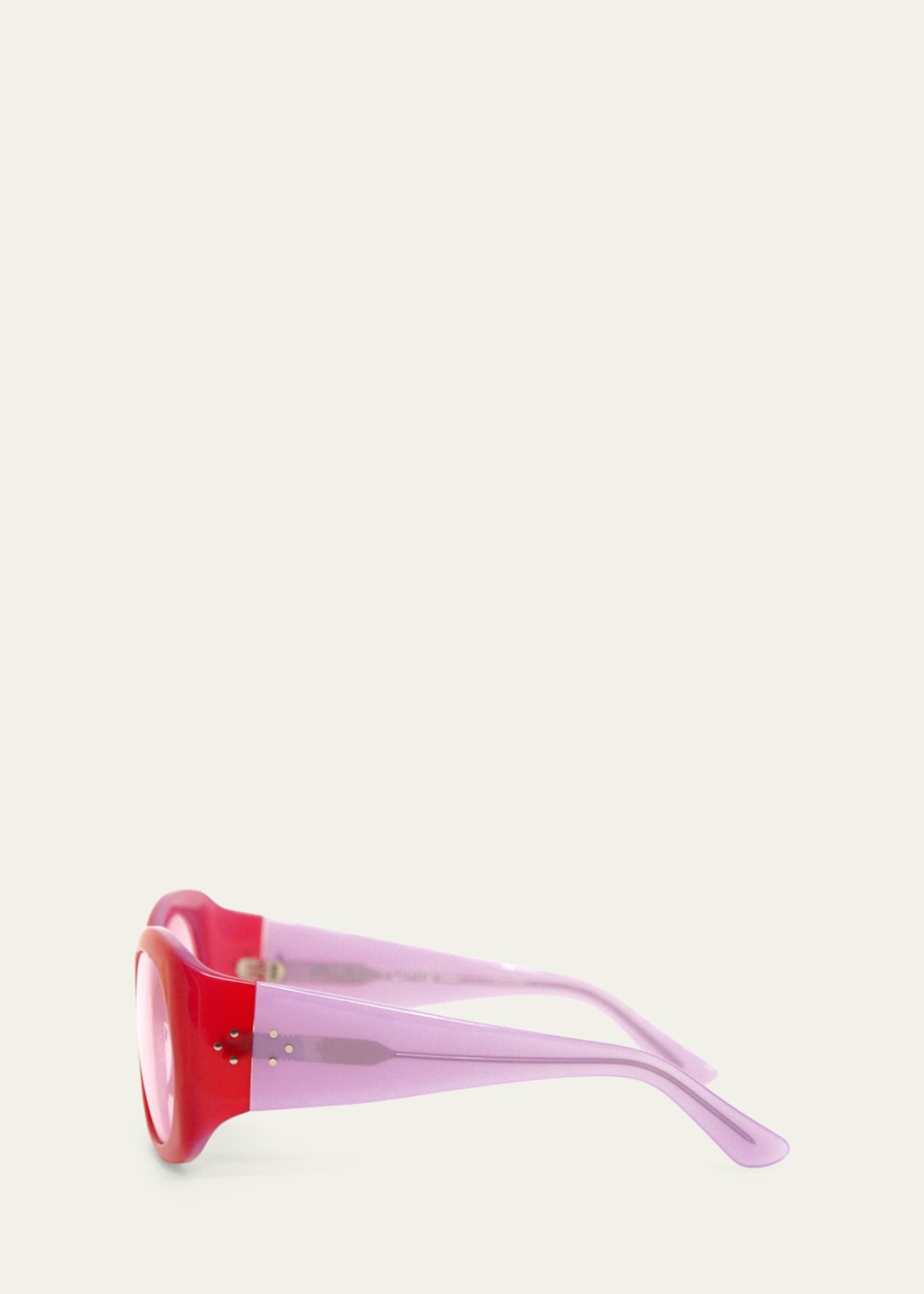 Selima Optique x Zankov Aleksandr Square Acetate Sunglasses Image 3 of 3