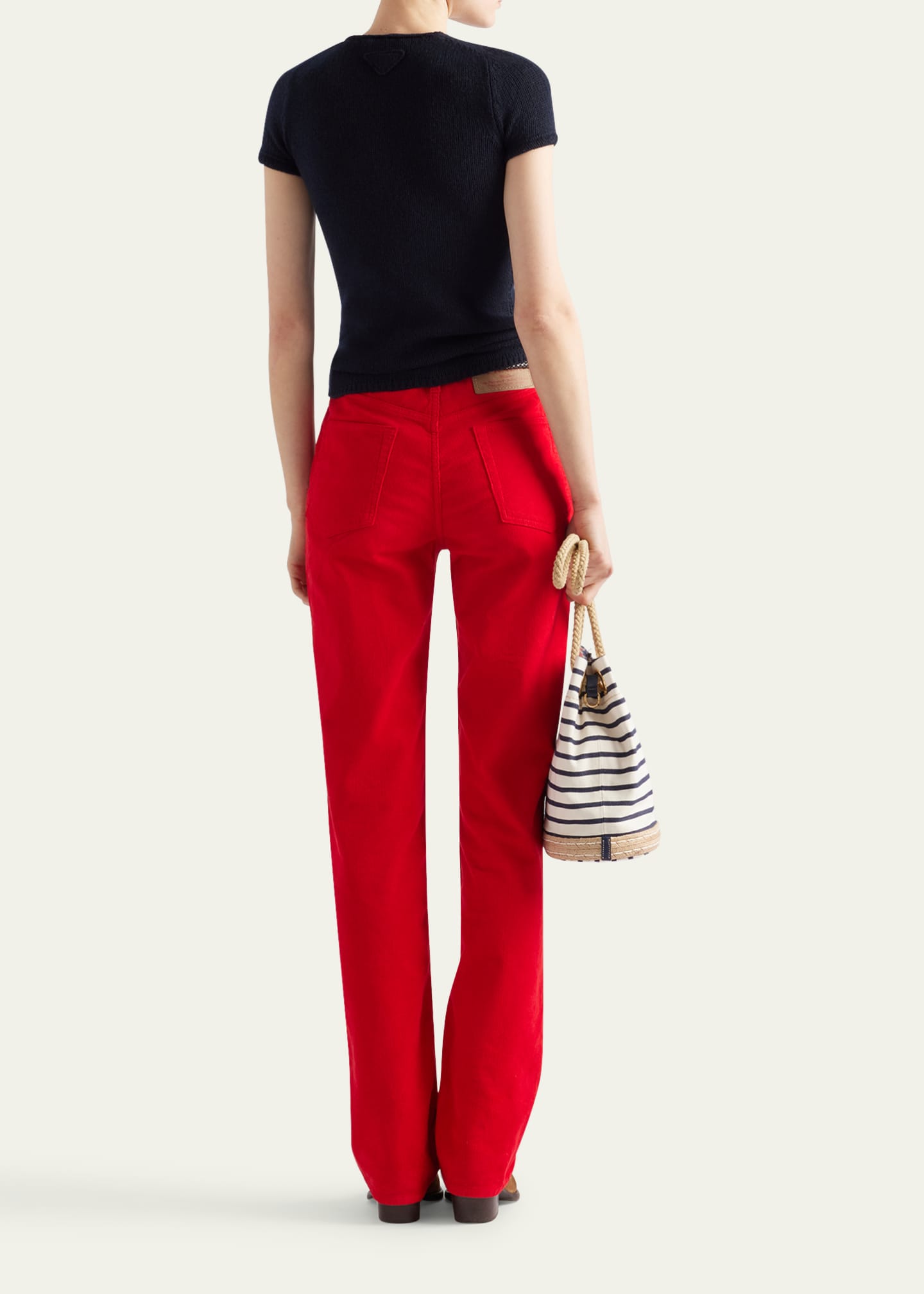 Prada Short Sleeve Cashmere Sweater Image 3 of 5