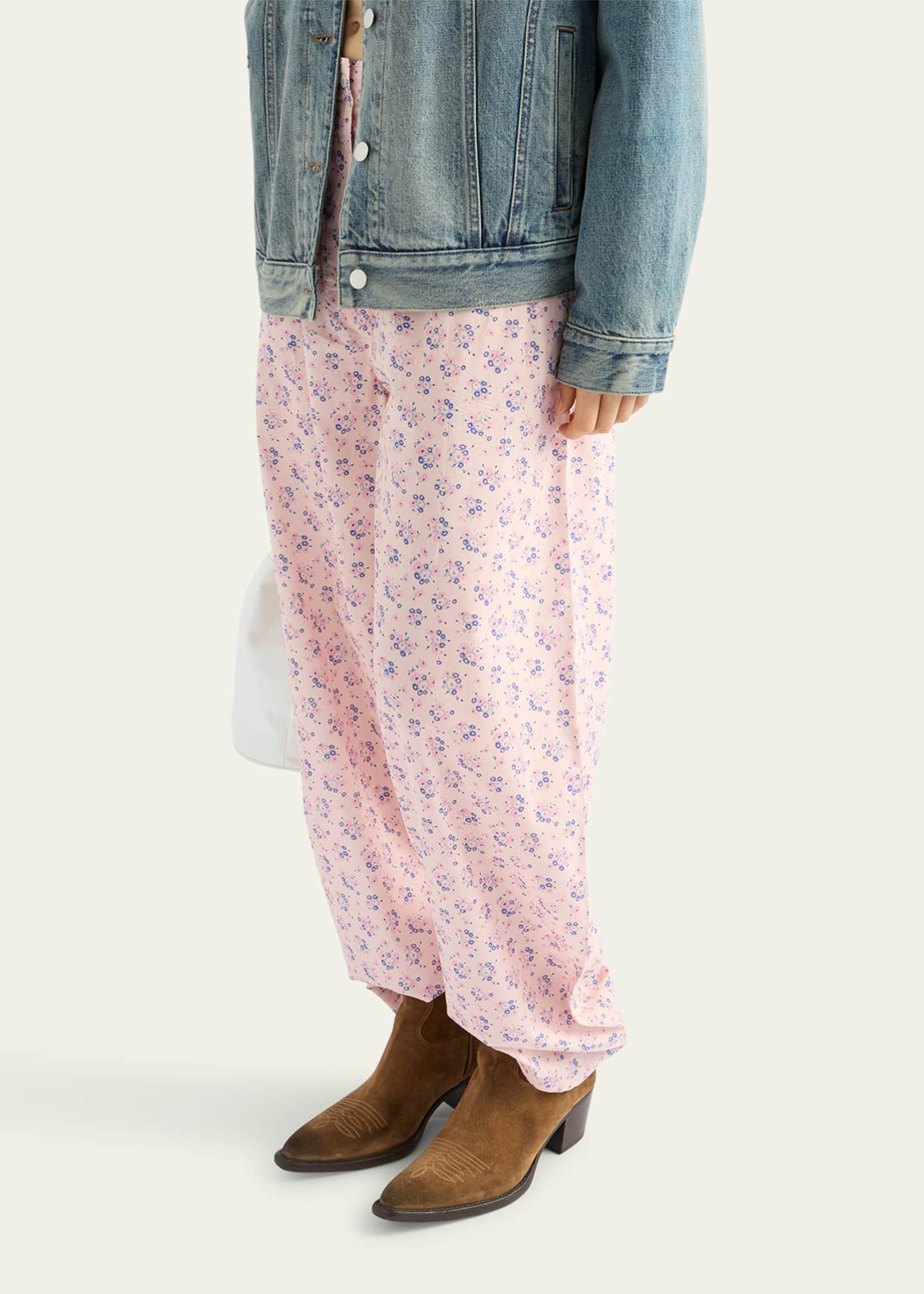 Prada Batista Flower Print Lounge Pants Image 4 of 4