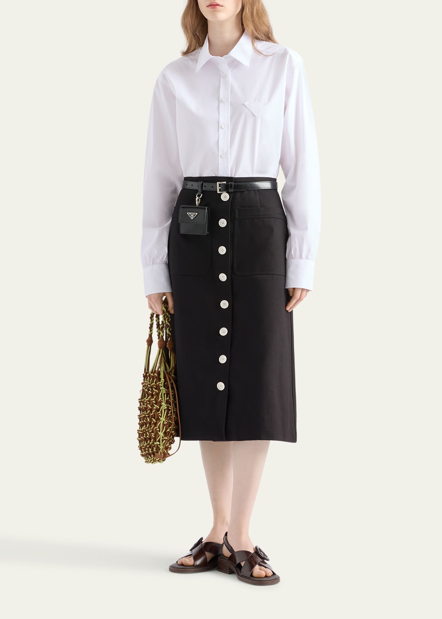 Prada Button Down Poplin Shirt Image 2 of 4