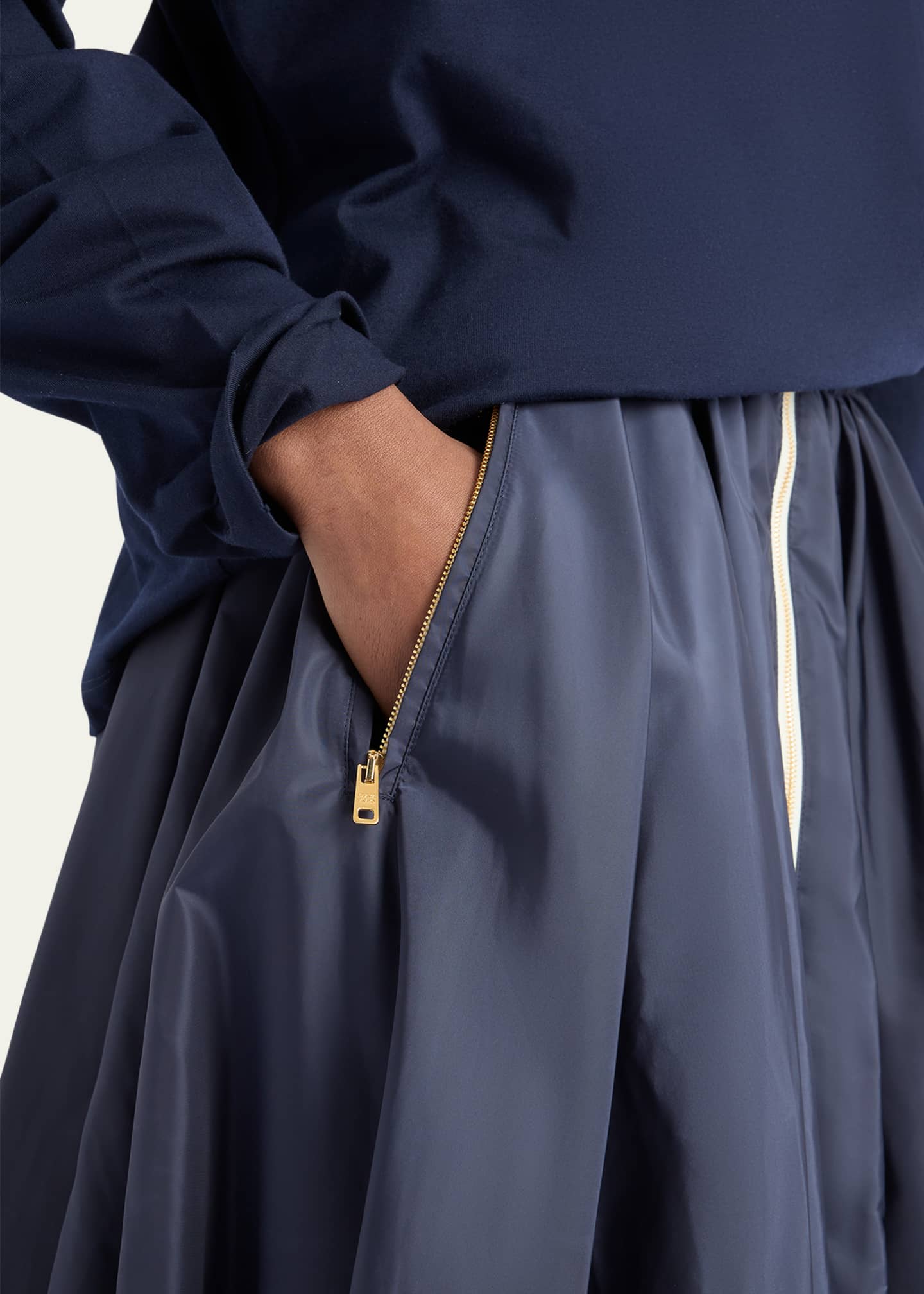Prada Re-Nylon Pleated Full Skirt Image 5 of 5