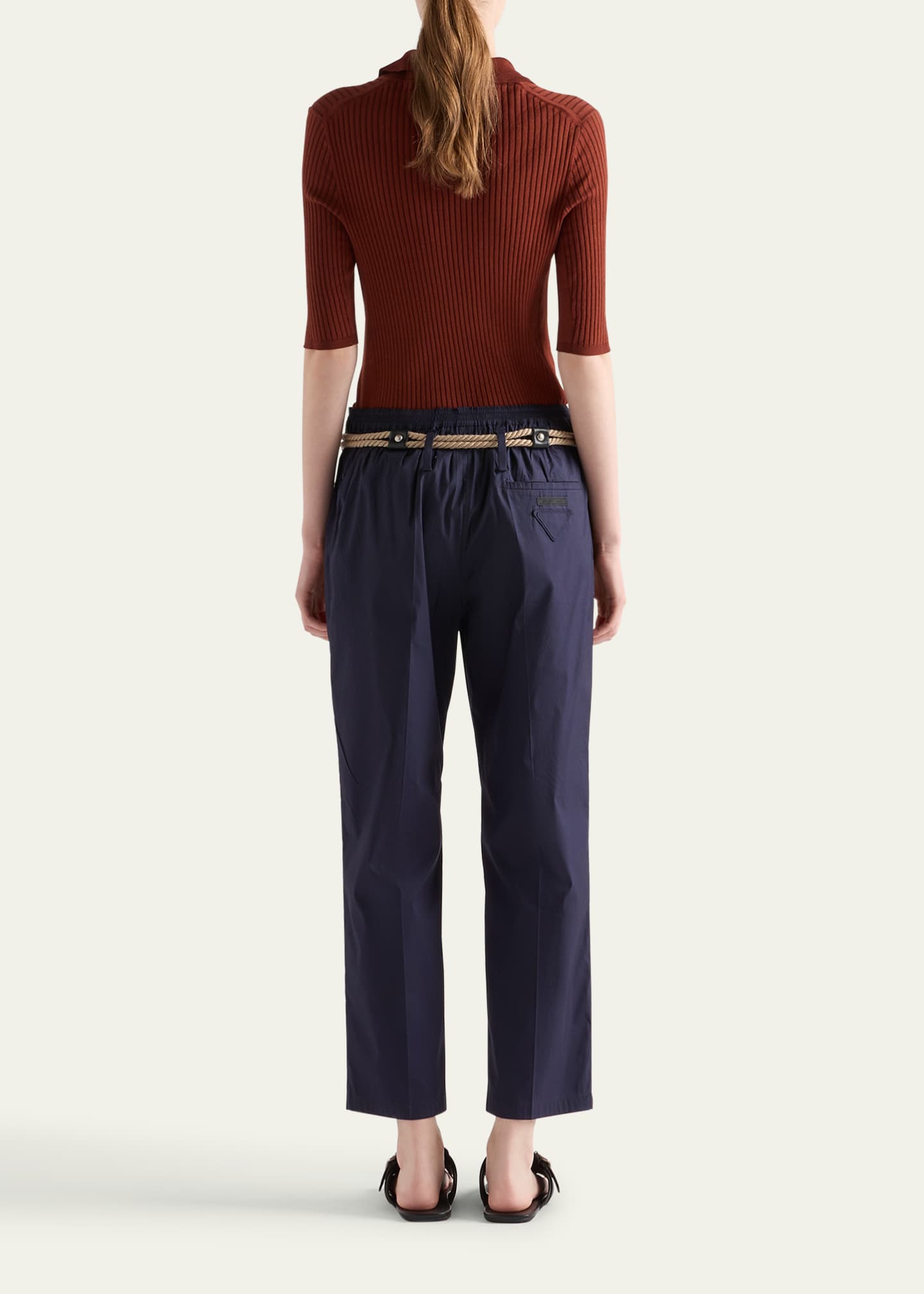 Prada Poplin Stretch Pants Image 3 of 3