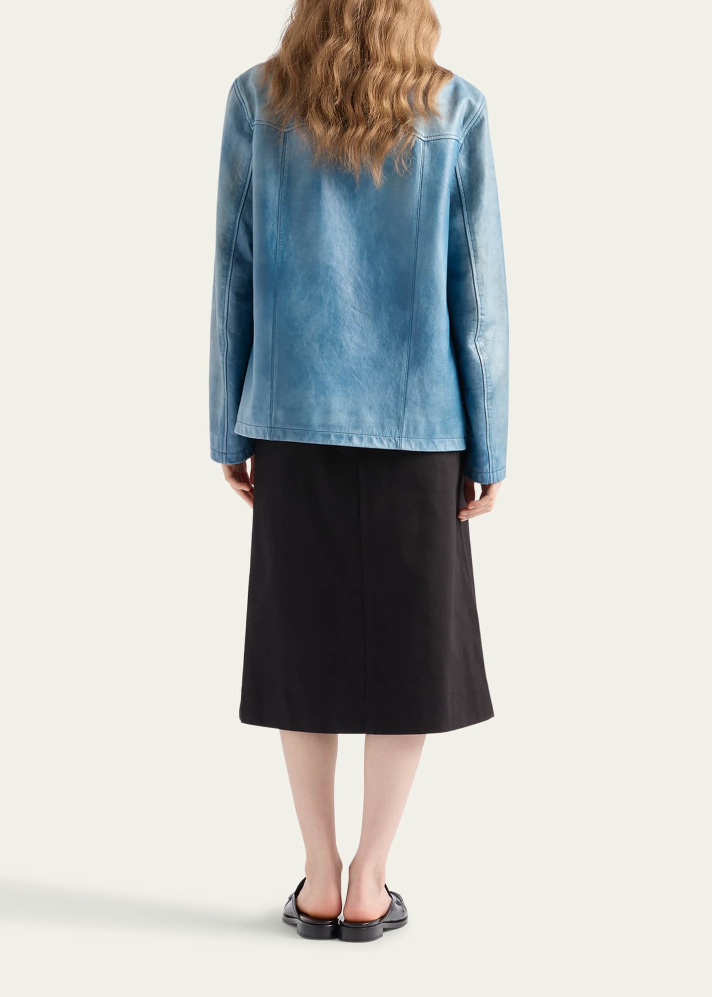 Prada Napa Leather Jacket Image 3 of 4