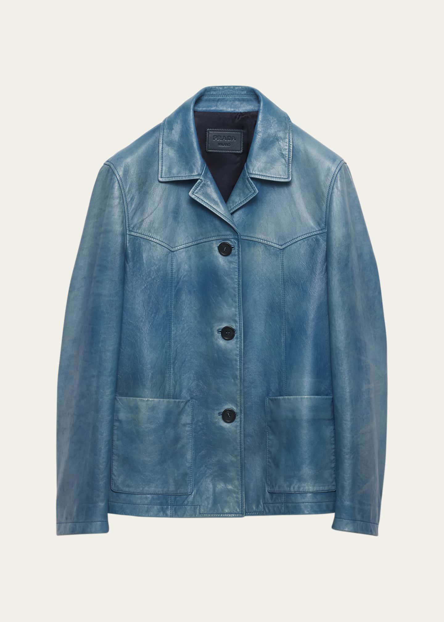 Prada Napa Leather Jacket Image 1 of 4