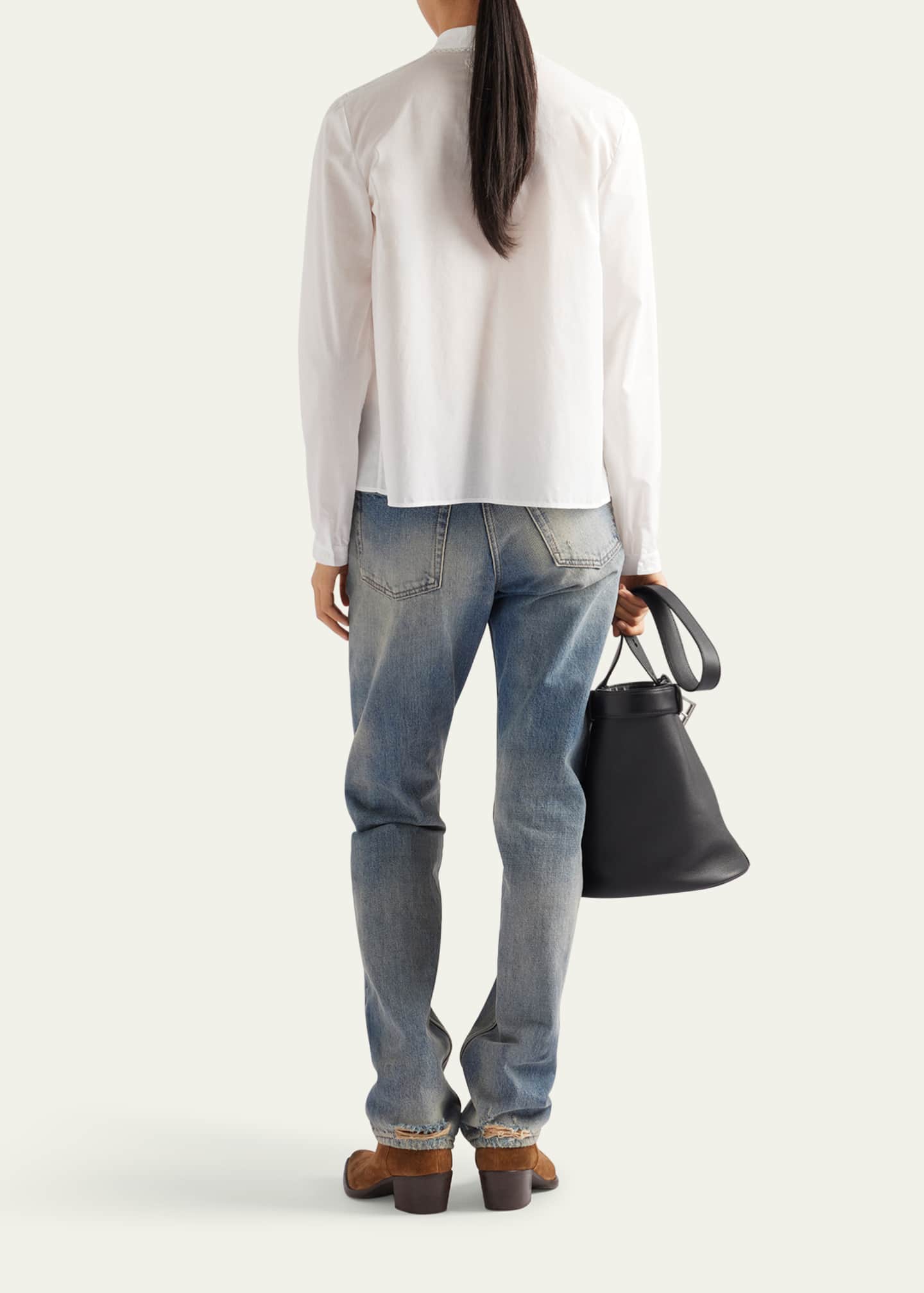 Prada Batista Embroidered Blouse Image 3 of 5