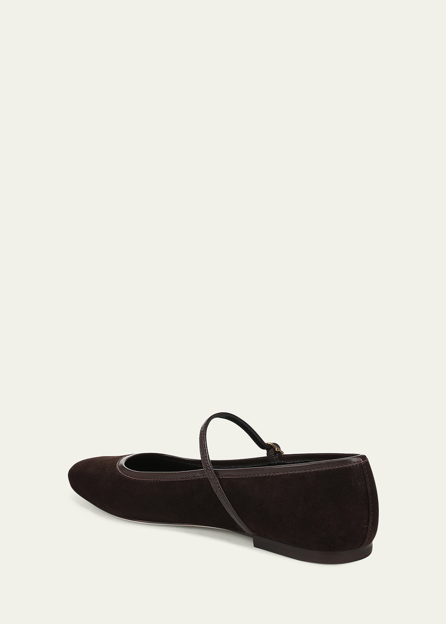 Veronica Beard Ellie Suede Mary Jane Ballerina Flats Image 3 of 4