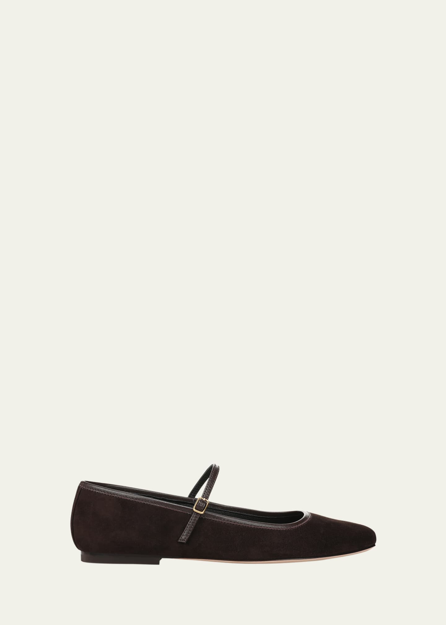 Veronica Beard Ellie Suede Mary Jane Ballerina Flats Image 1 of 4