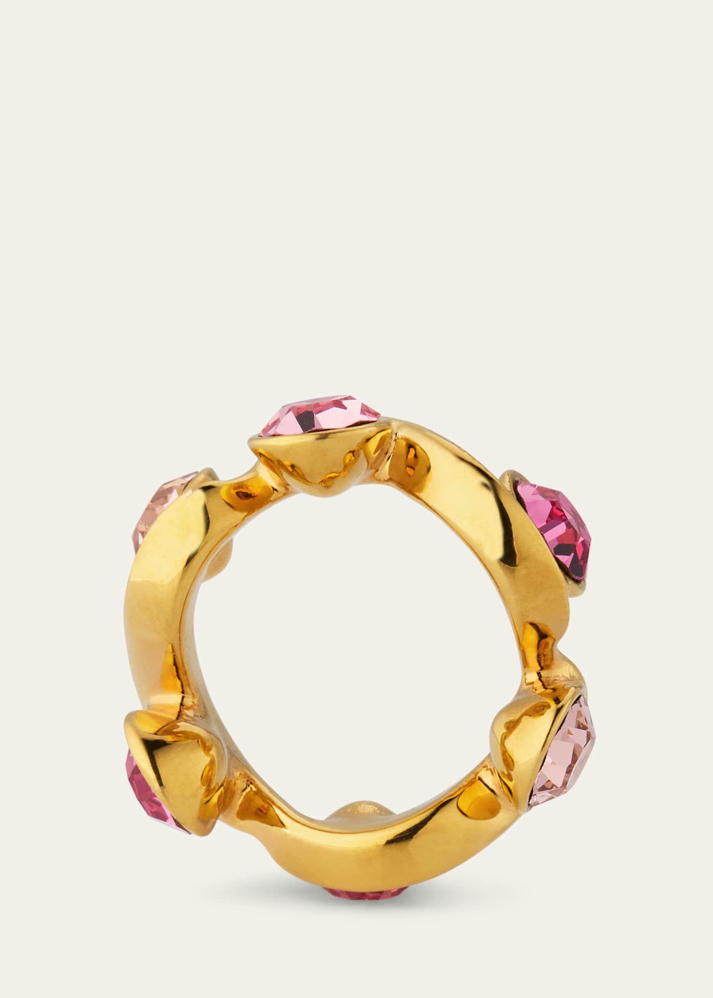 Oscar de la Renta Crystal Wave Ring Image 4 of 4
