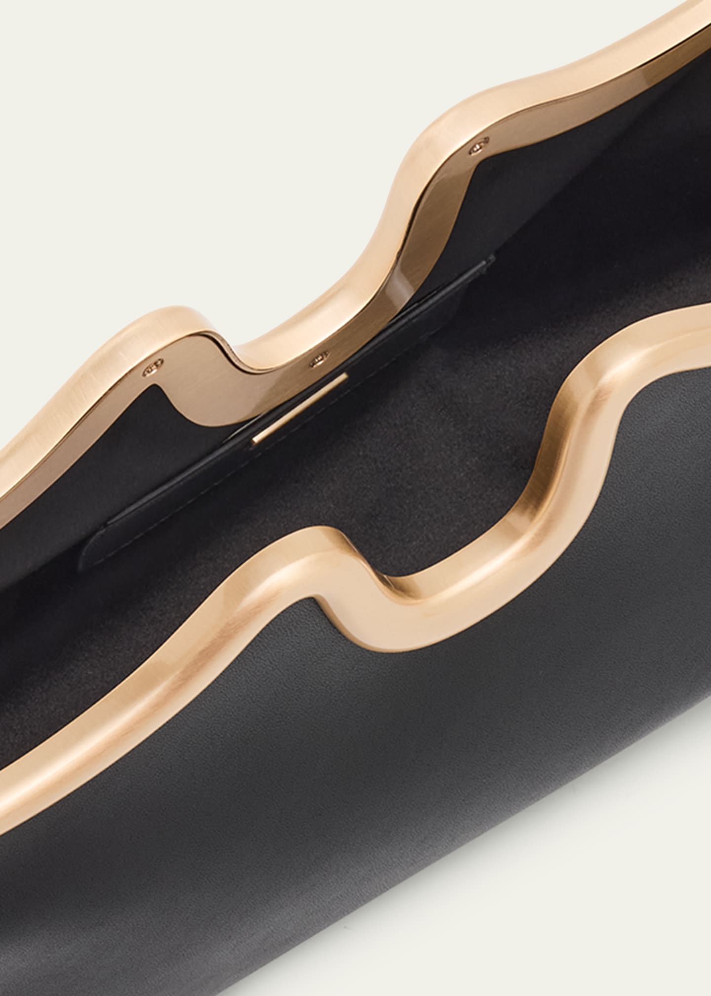 Cult Gaia Valma Sculptural Leather Clutch Bag Image 4 of 6