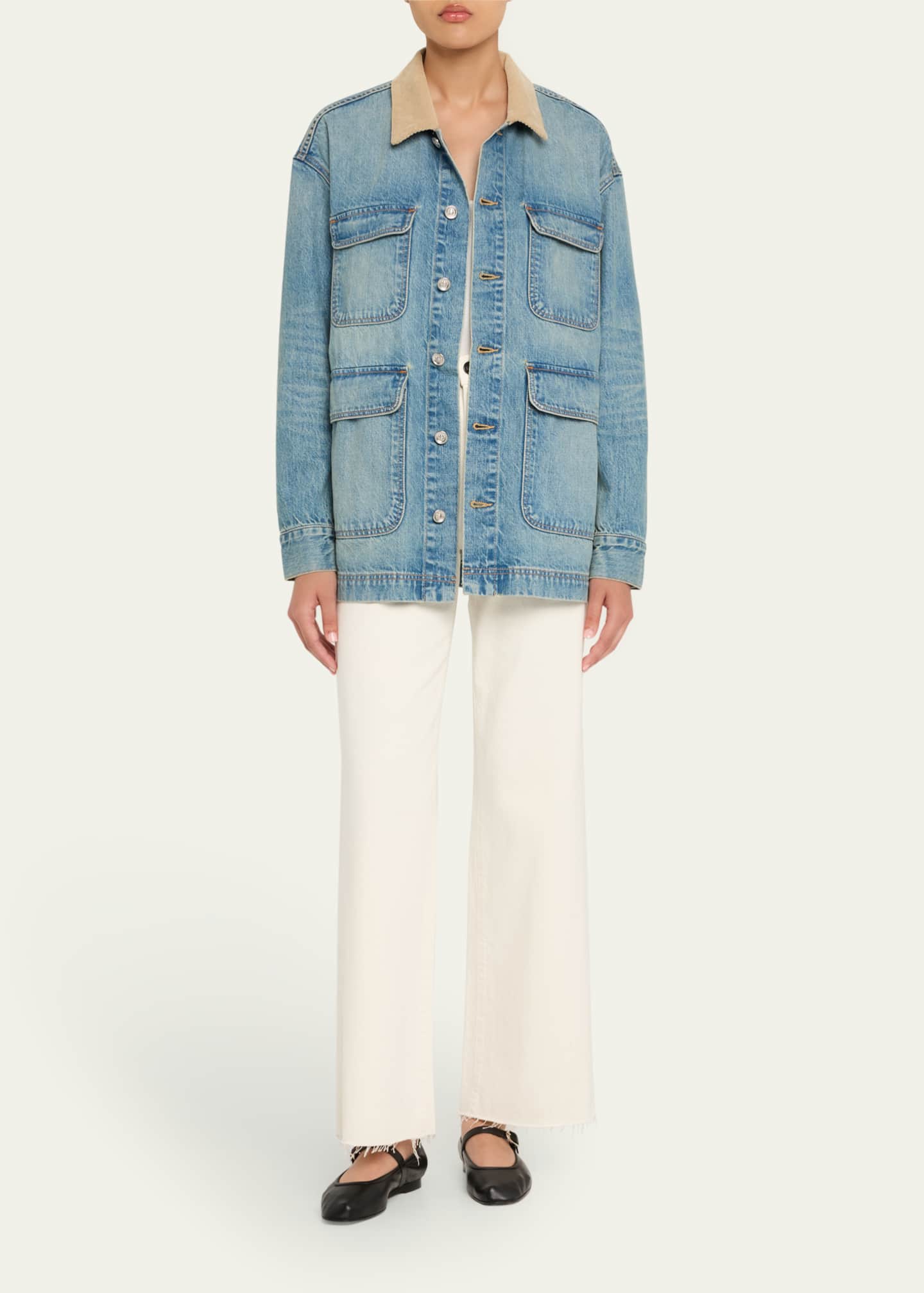 SLVRLAKE Hayden Denim Chore Jacket Image 2 of 5
