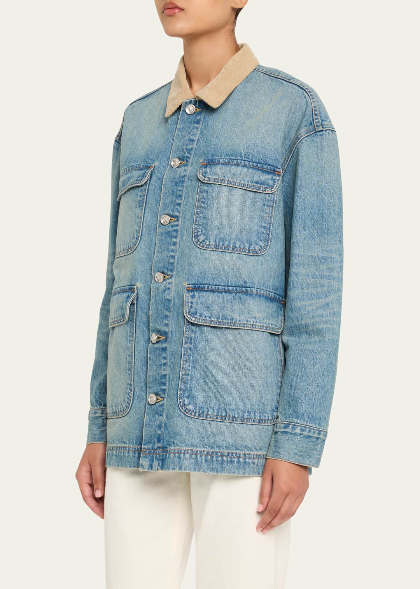 SLVRLAKE Hayden Denim Chore Jacket Image 4 of 5