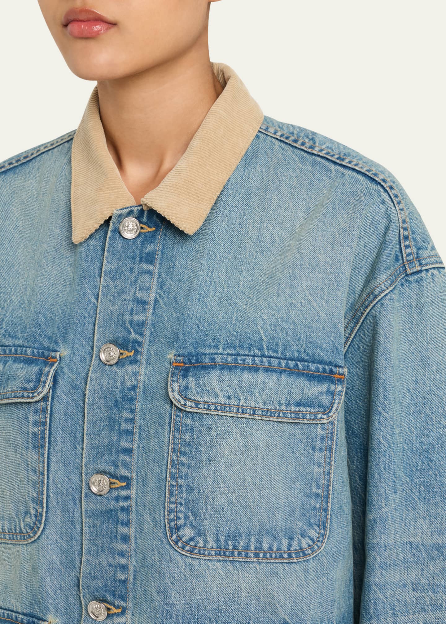 SLVRLAKE Hayden Denim Chore Jacket Image 5 of 5