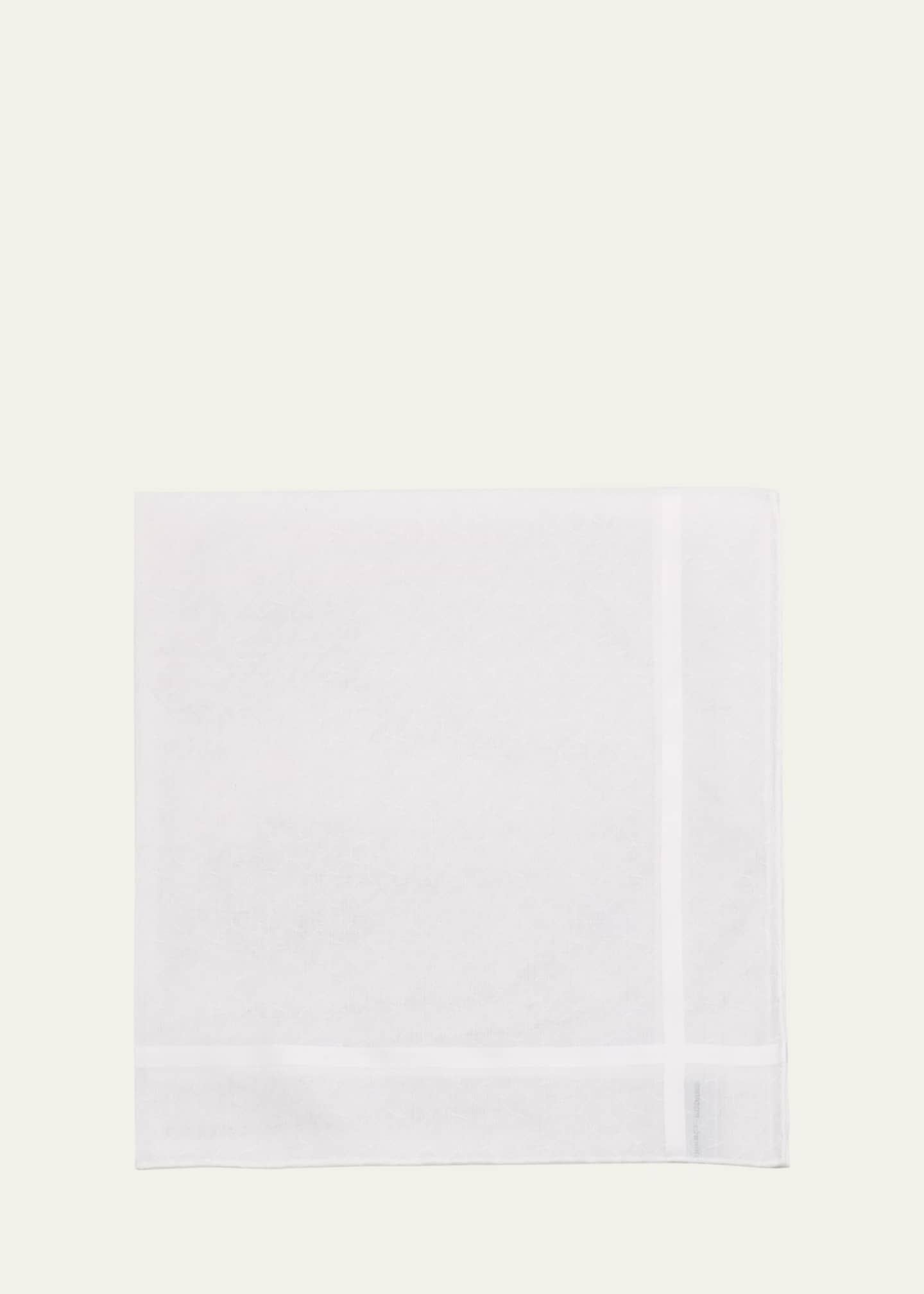 Simonnot Godard Men's Cotton Jacquard Scarf