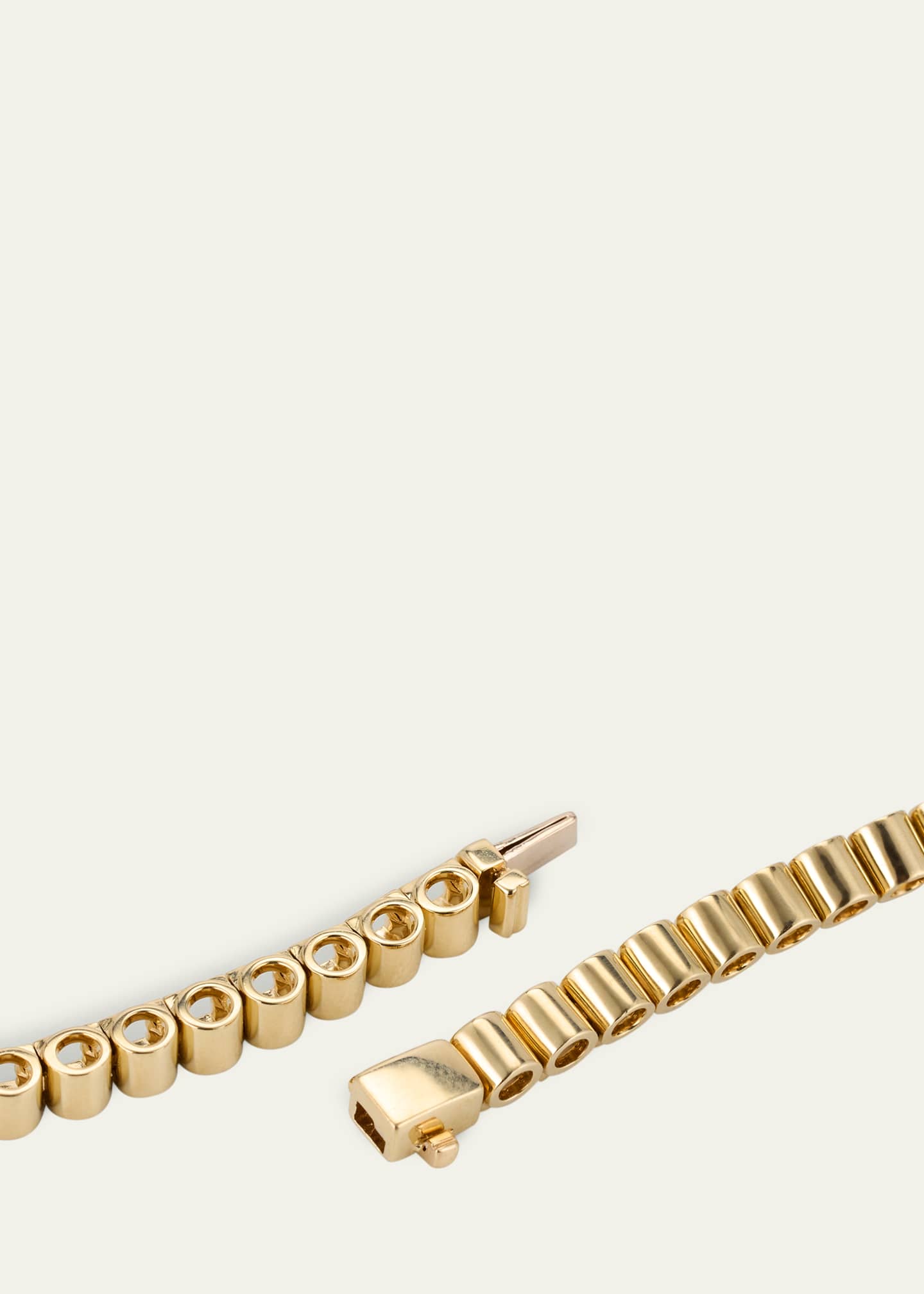 TYPE JEWELRY TUBBO Emerald Tennis Necklace Image 4 of 4