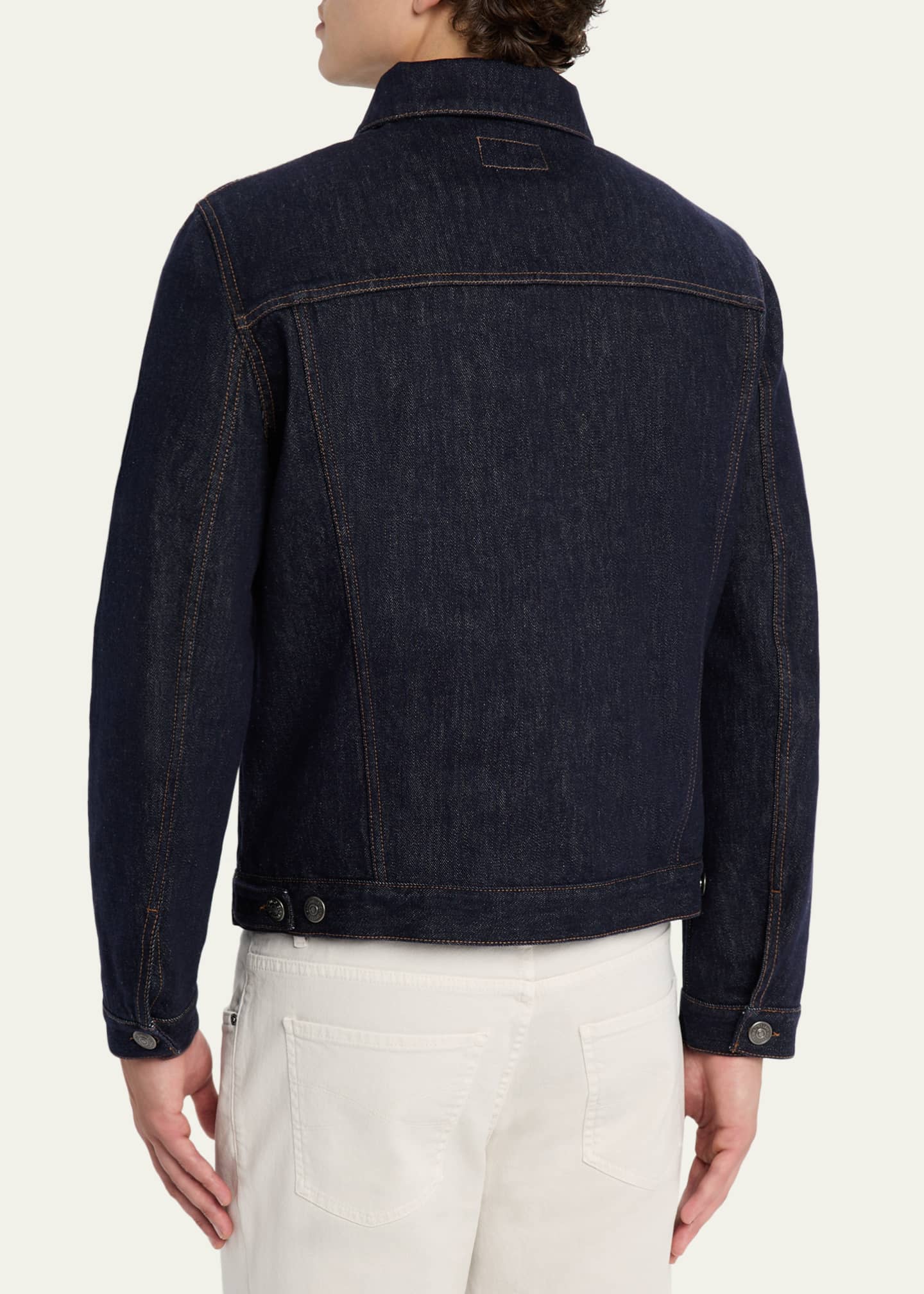 【関税＆送料込み】Brunello Cucinelli 'Sartorial Square' Je Brunello Cucinelli Men's Italian Selvedge Denim Jacket