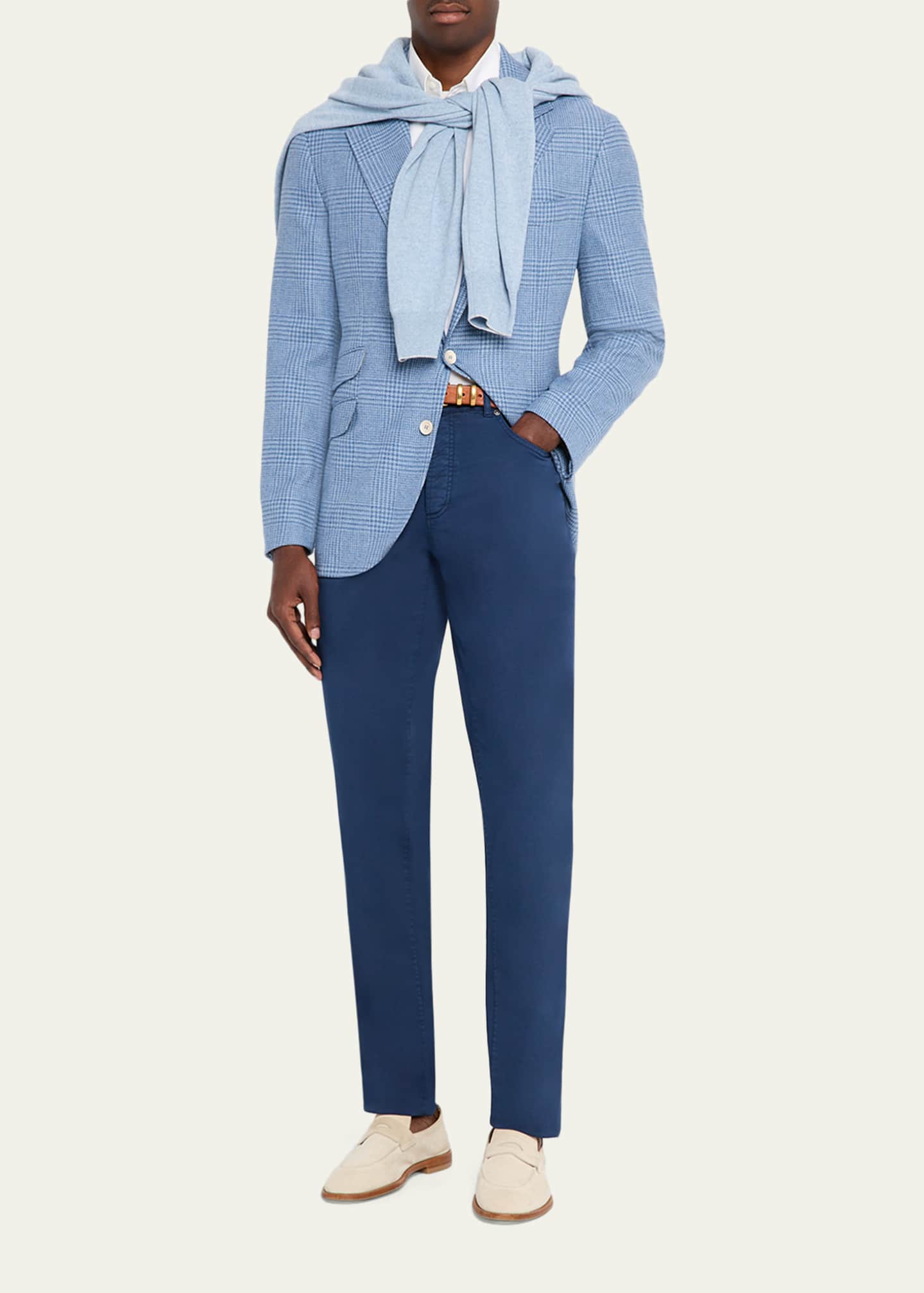 BRUNELLO CUCINELLI ストレッチ　スキニーデニム　XS Brunello Cucinelli Men's Italian-Fit Denim Five-Pocket Pants