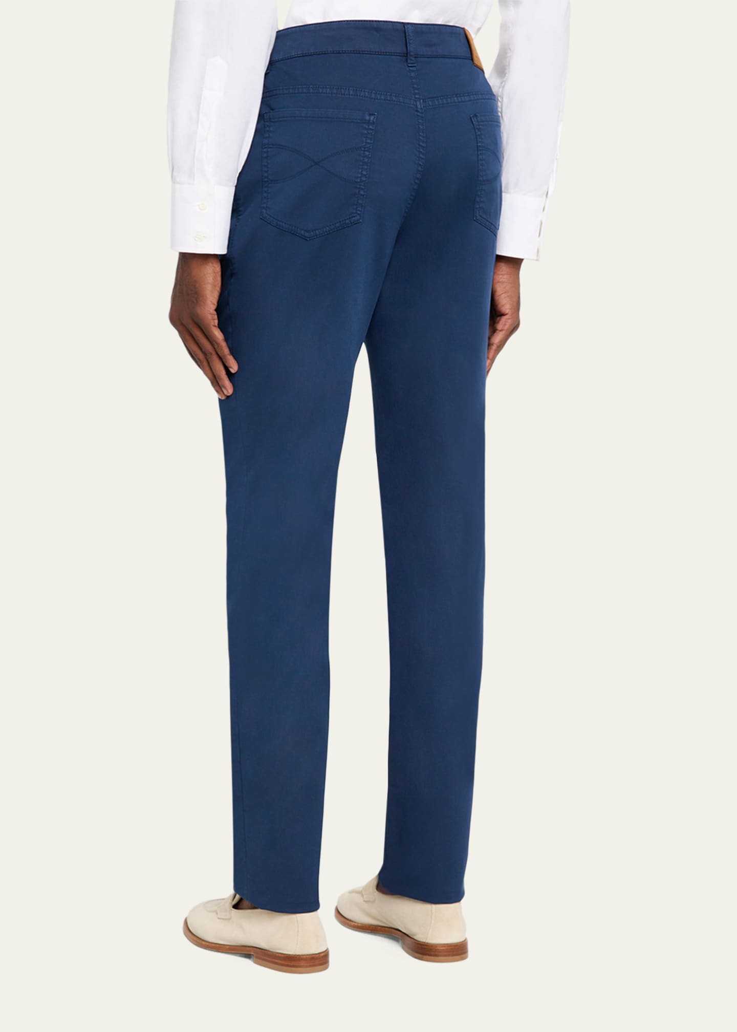 Brunello Cucinelli Men's Italian-Fit Denim Five-Pocket Pants