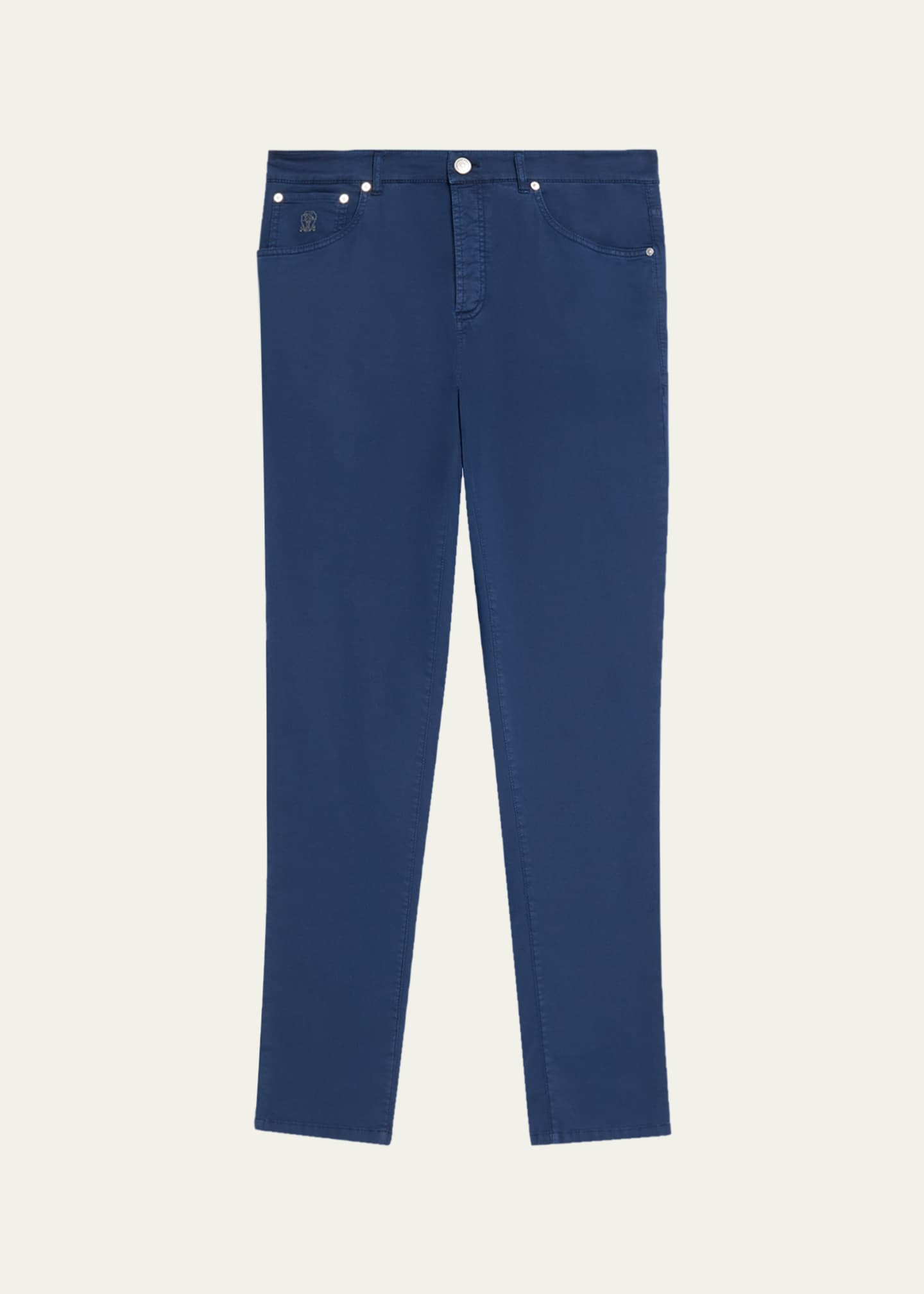 Brunello Cucinelli Men's Italian-Fit Denim Five-Pocket Pants