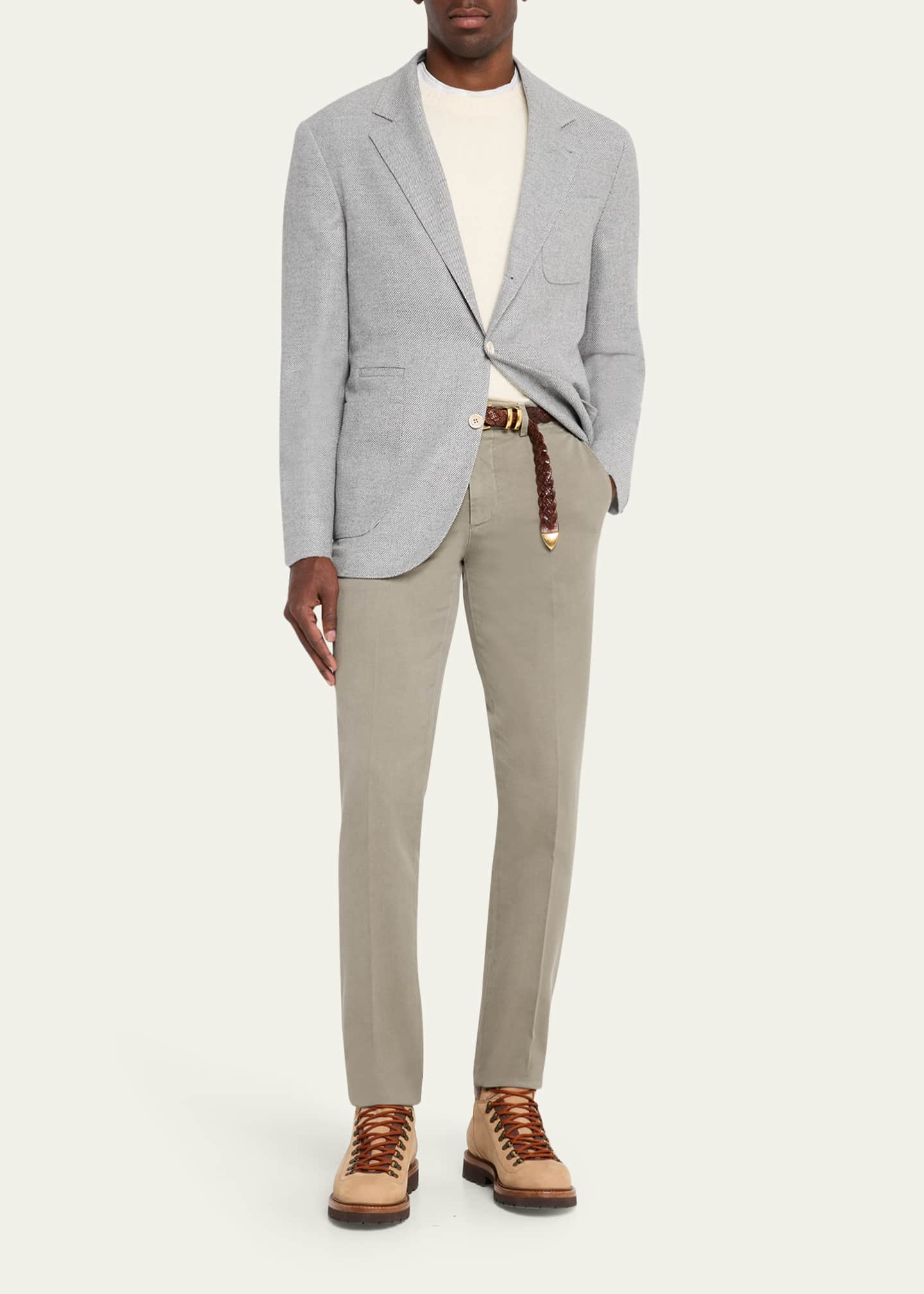Brunello Cucinelli Men's Cavallery Twill Sport Jacket