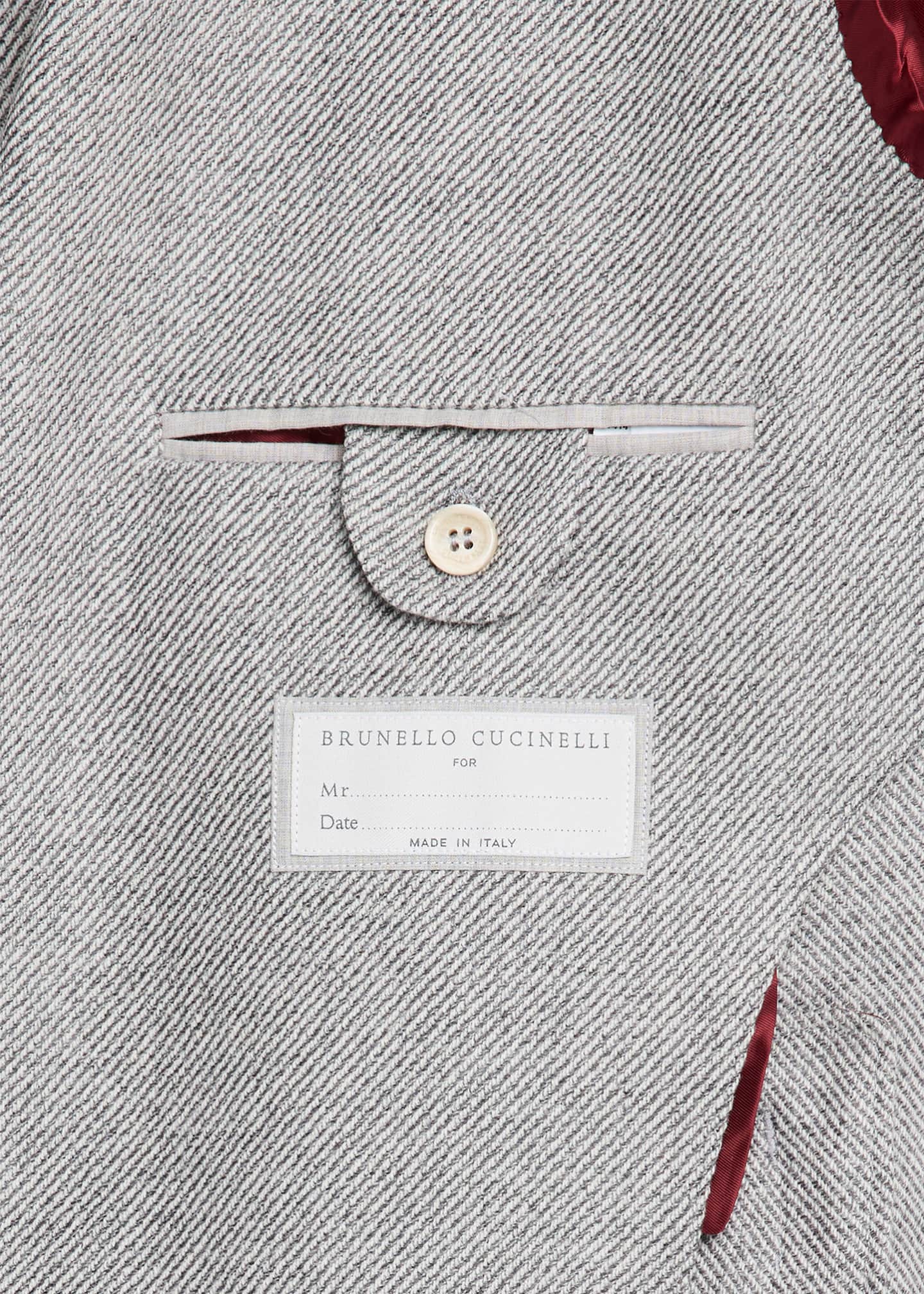 Brunello Cucinelli Men's Cavallery Twill Sport Jacket