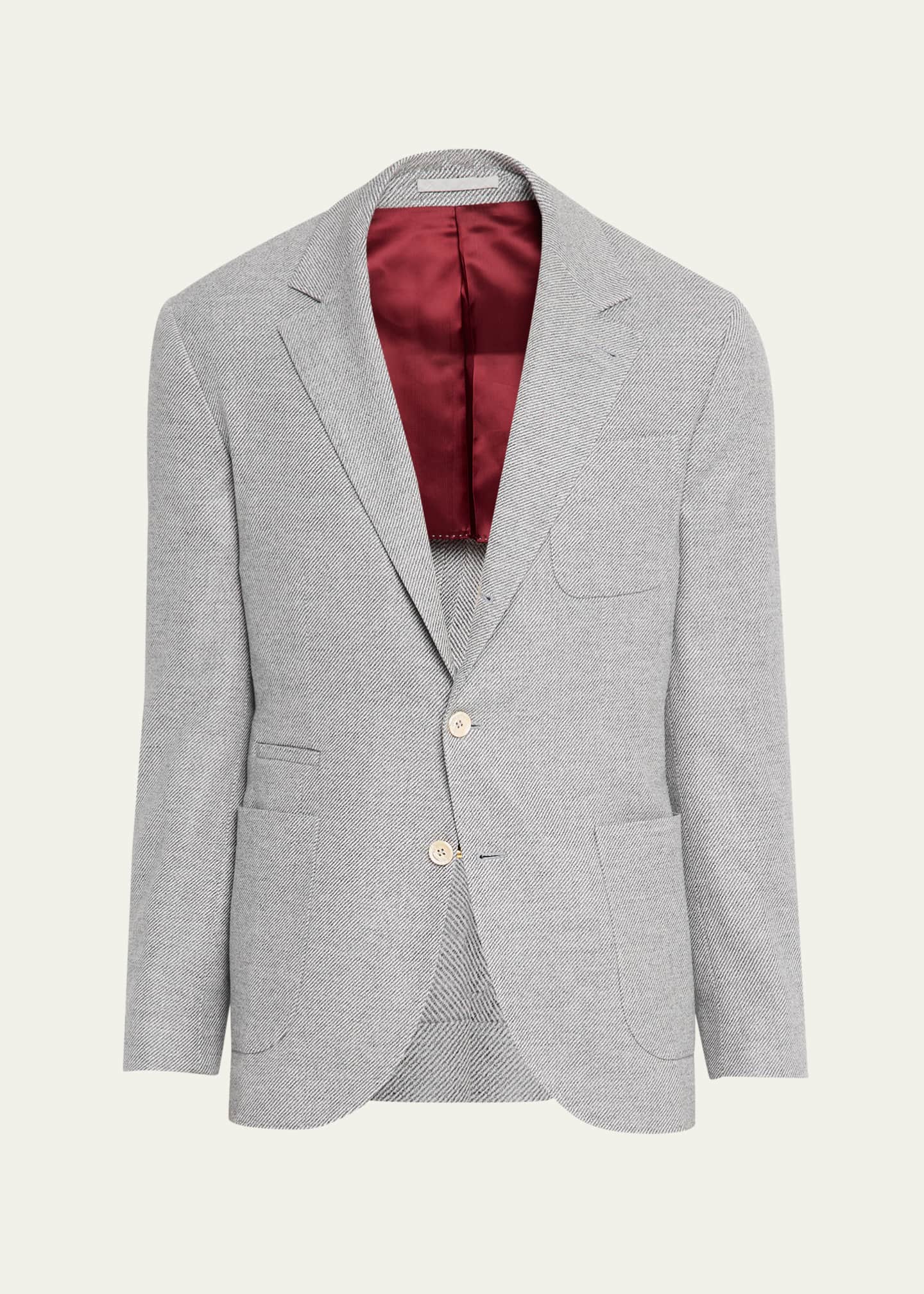 Brunello Cucinelli ダブルジャケット | グレー | FARFETCH JP