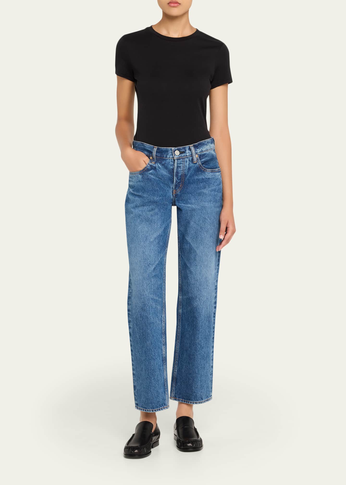 MOUSSY VINTAGE Philadelphia Straight Low-Rise Jeans Image 2 of 5