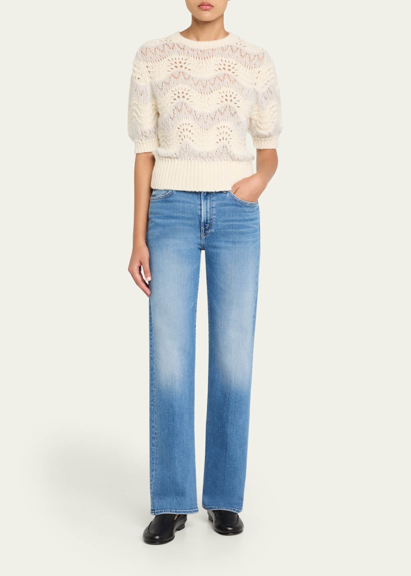 MOTHER The Kick It Jeans - Bergdorf Goodman