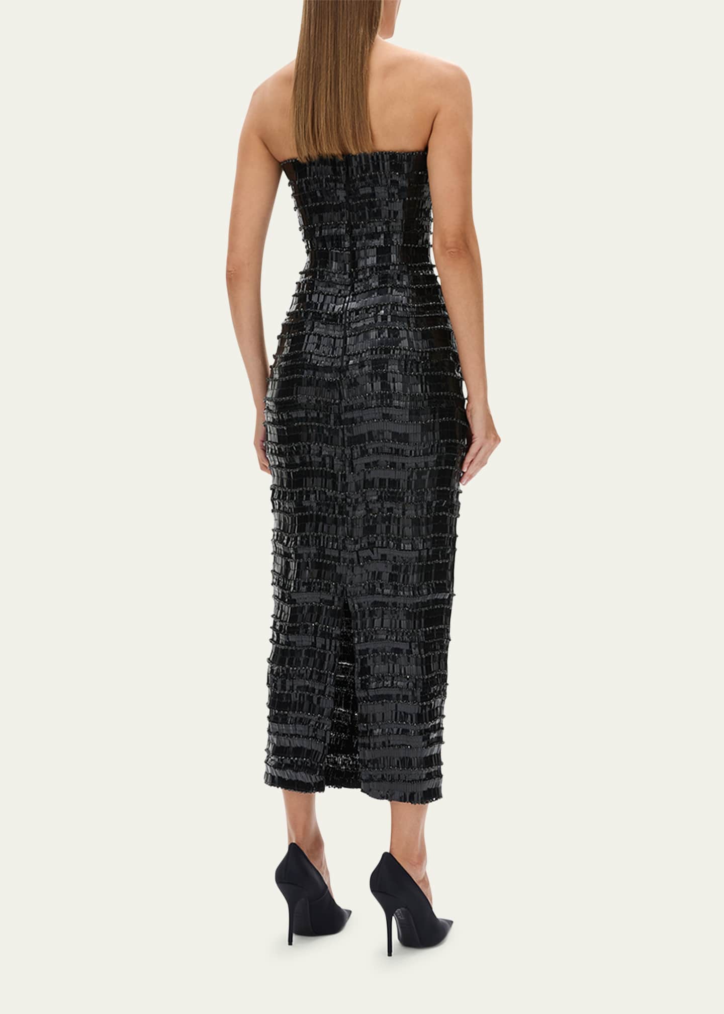 Rachel Gilbert Sylvie Embellished Strapless Dress Image 3 of 5