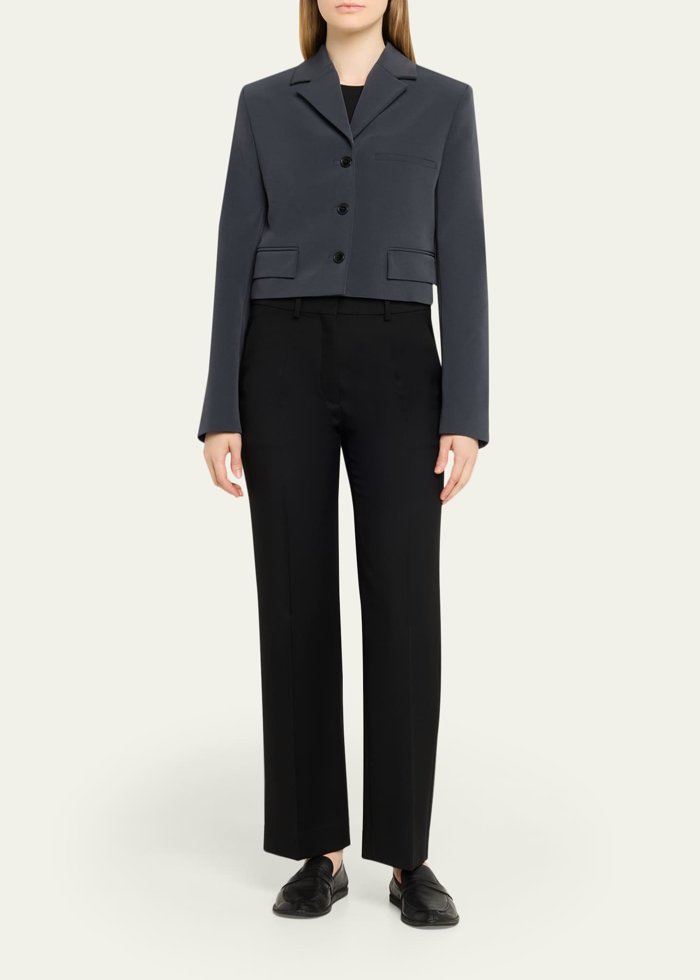 Nanushka Sinead Cropped Tailored Jacket - Bergdorf Goodman