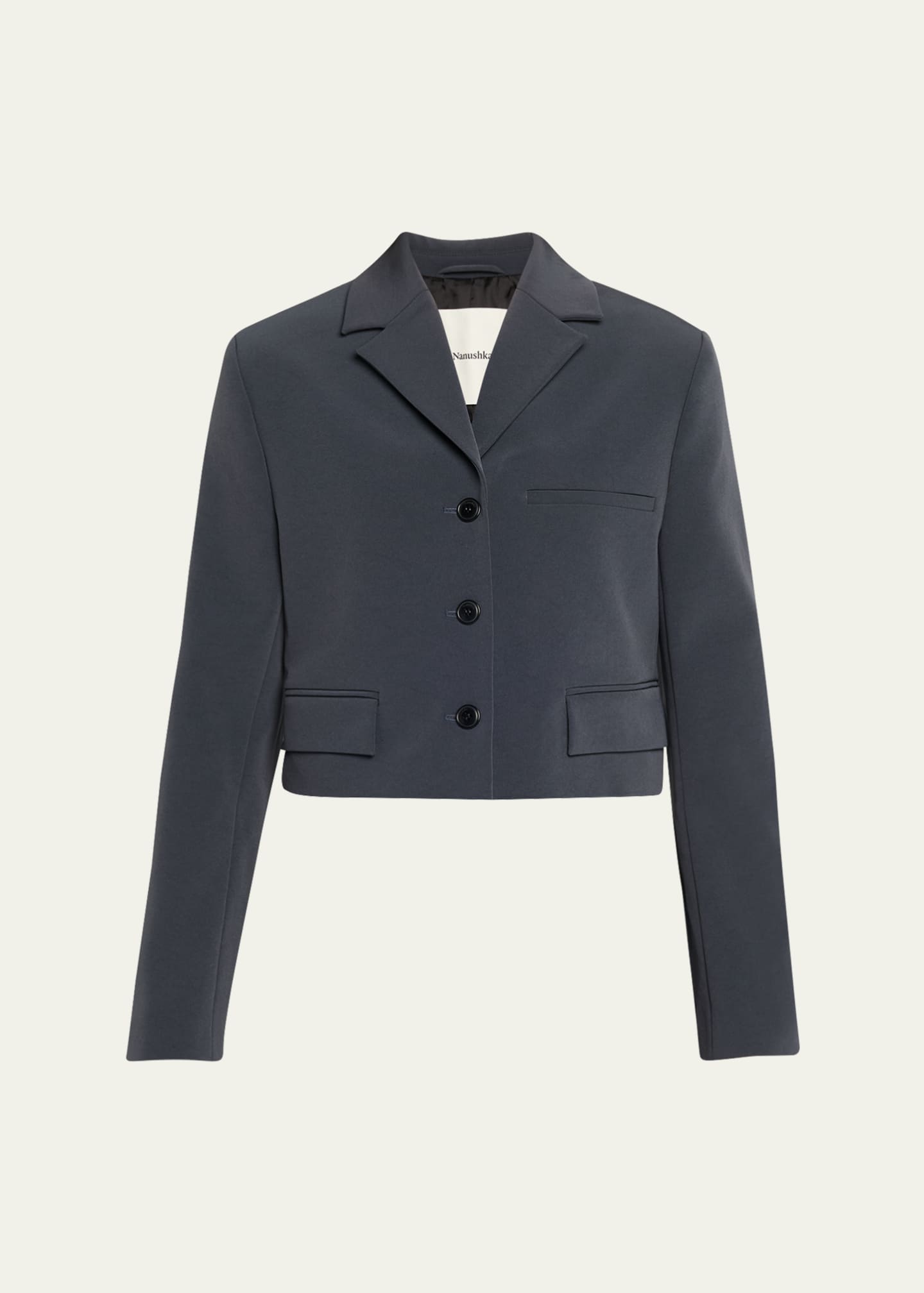 Nanushka Sinead Cropped Tailored Jacket - Bergdorf Goodman