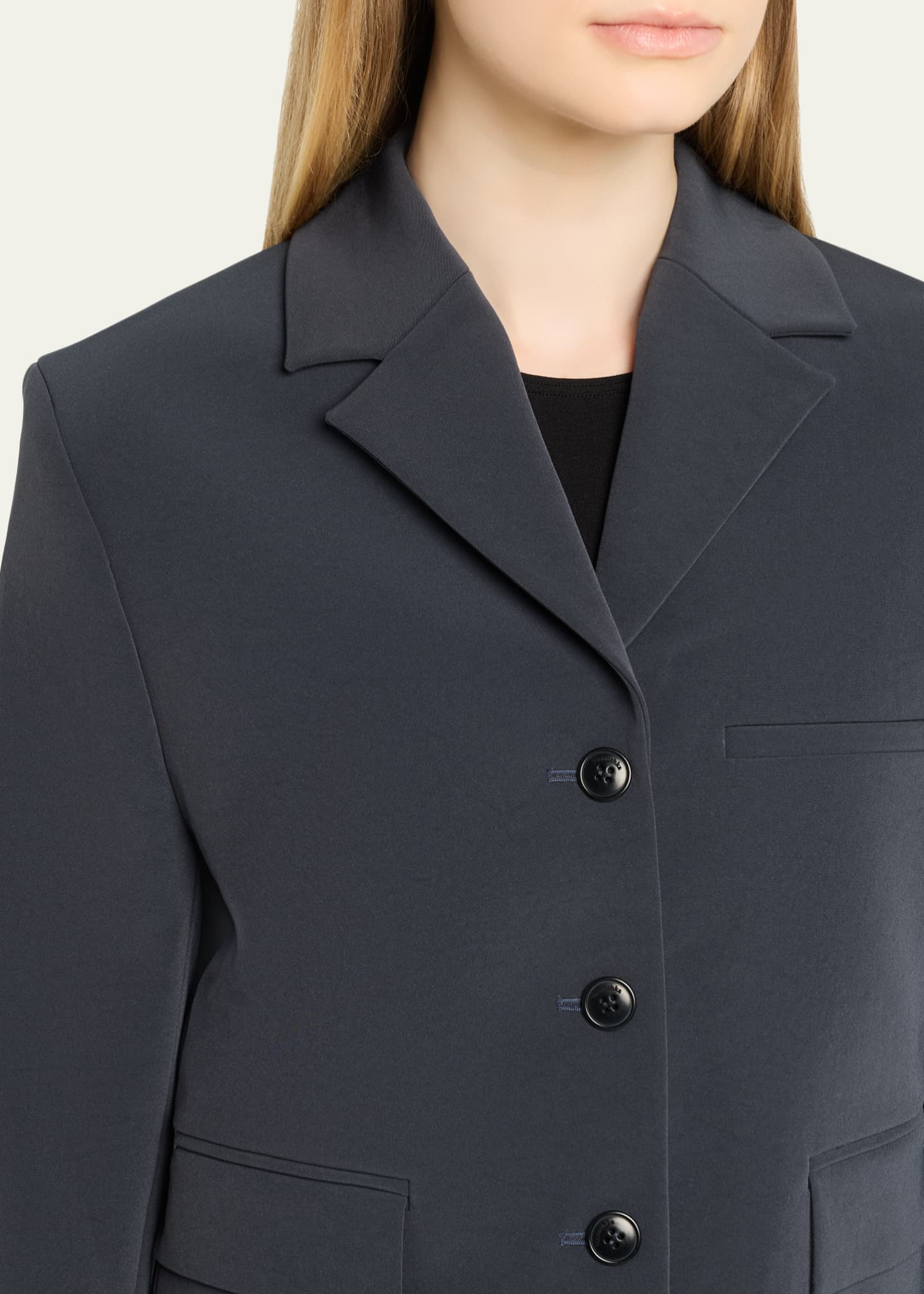 Nanushka Sinead Cropped Tailored Jacket - Bergdorf Goodman