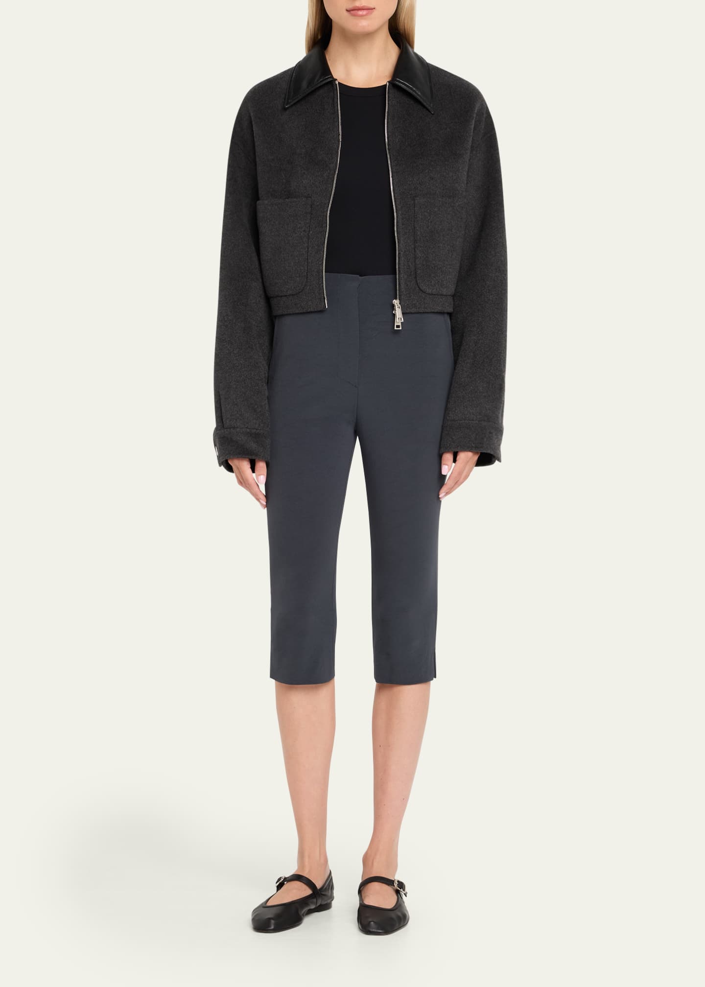Nanushka Saoirse Capri Pants - Bergdorf Goodman