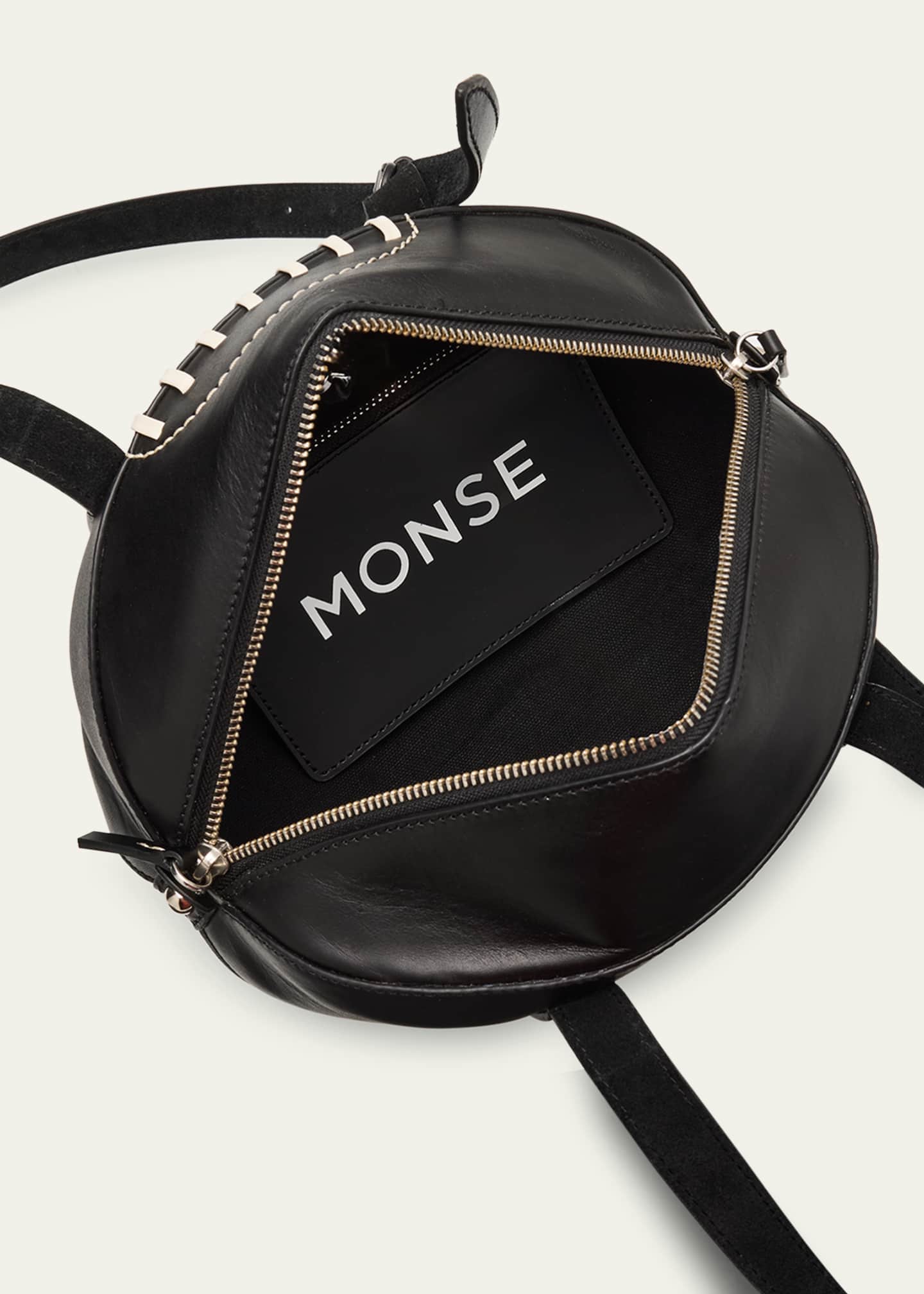 Monse Leather Football Shoulder Bag Image 4 of 6