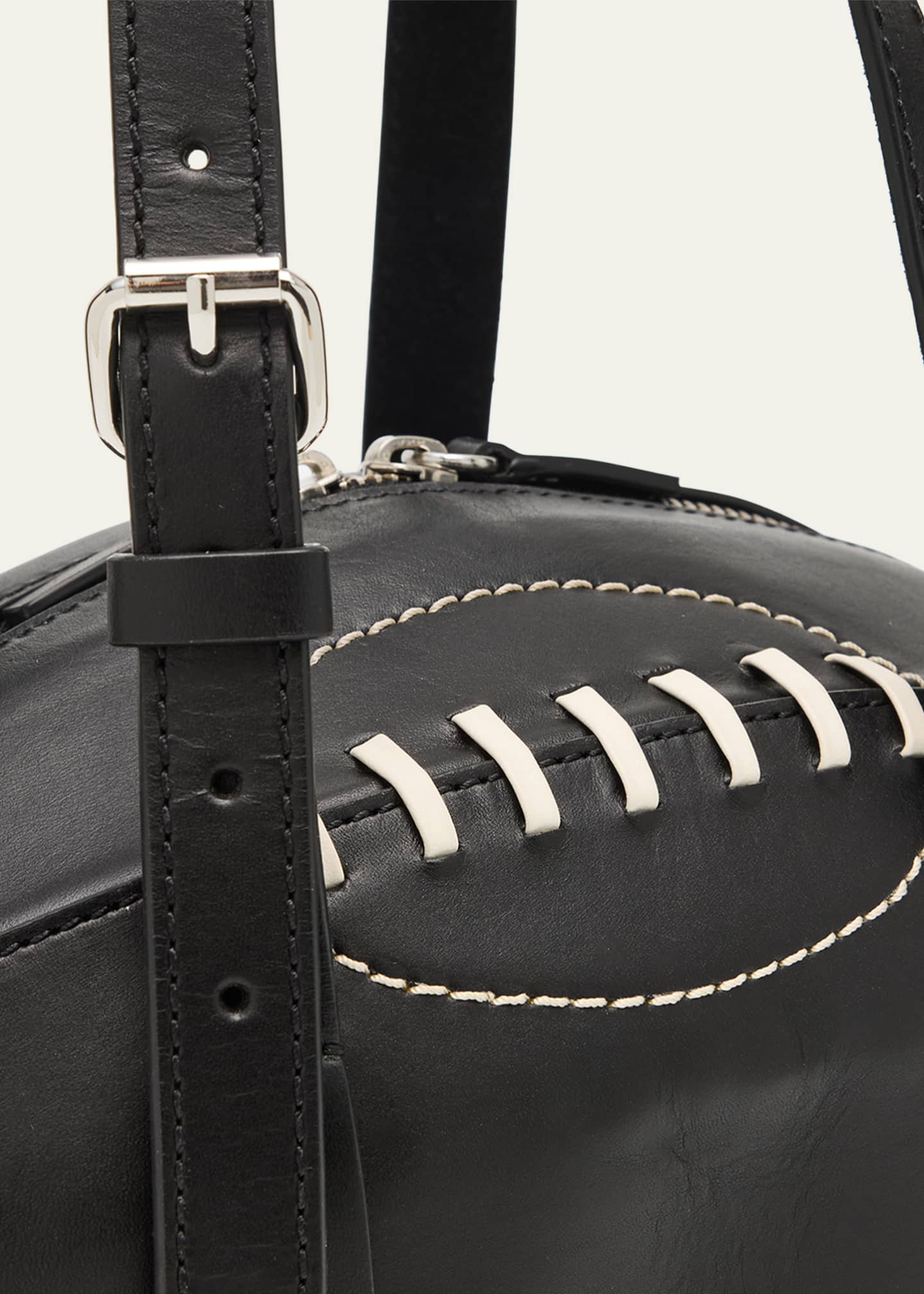 Monse Leather Football Shoulder Bag Image 6 of 6