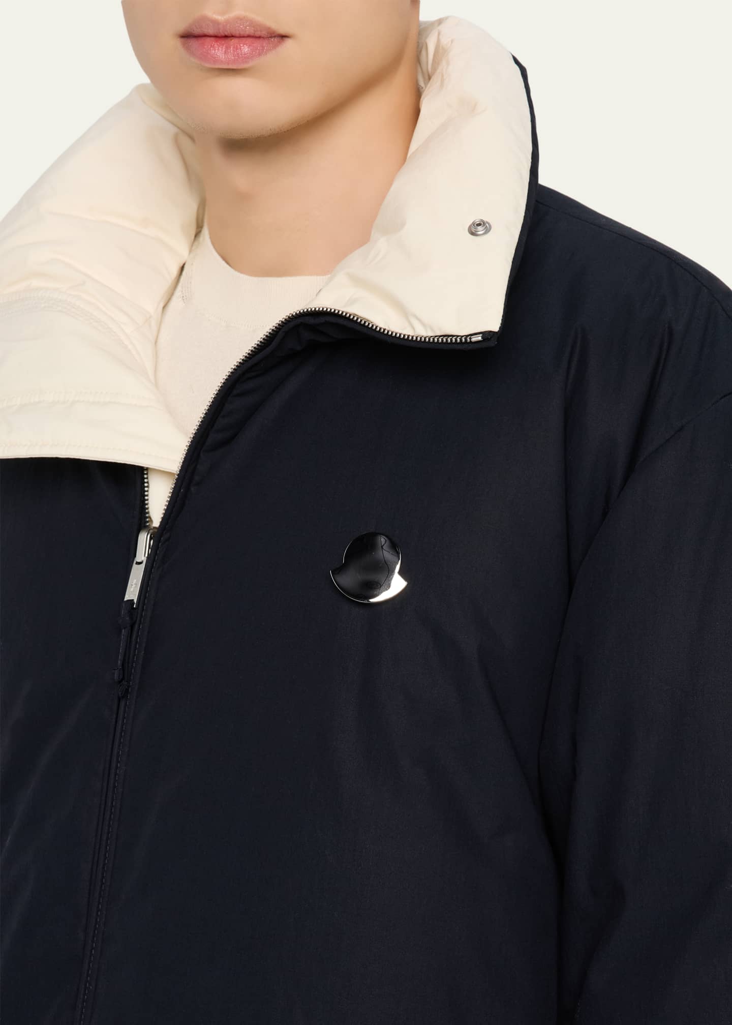 x JIL SANDER Men's Penguinone Reversible Short Down Jacket