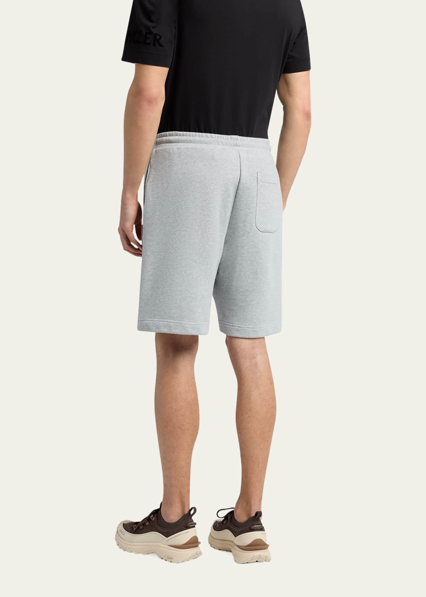 Moncler Men's Cotton Drawstring Shorts - Bergdorf Goodman