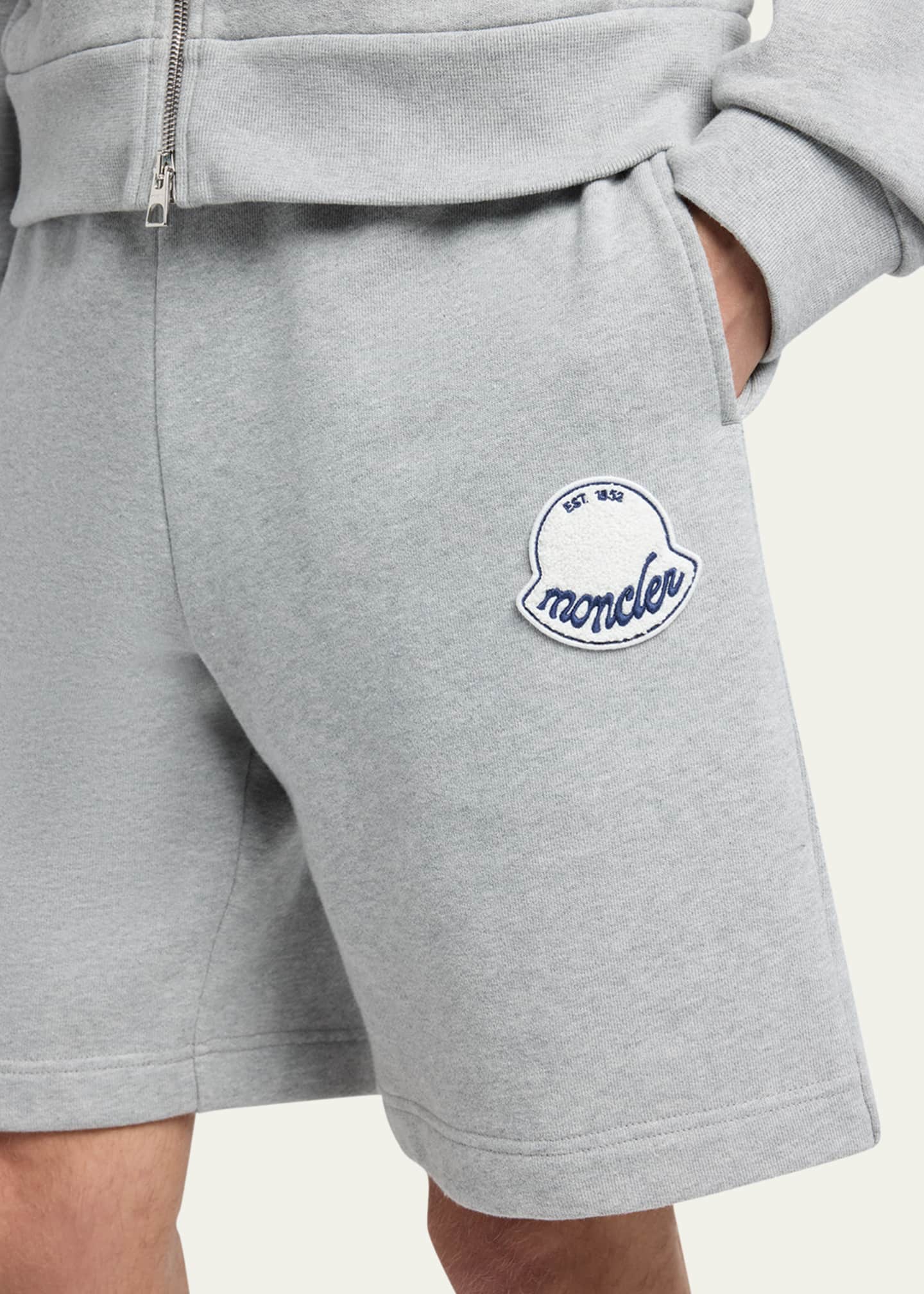Moncler Men's Cotton Drawstring Shorts - Bergdorf Goodman
