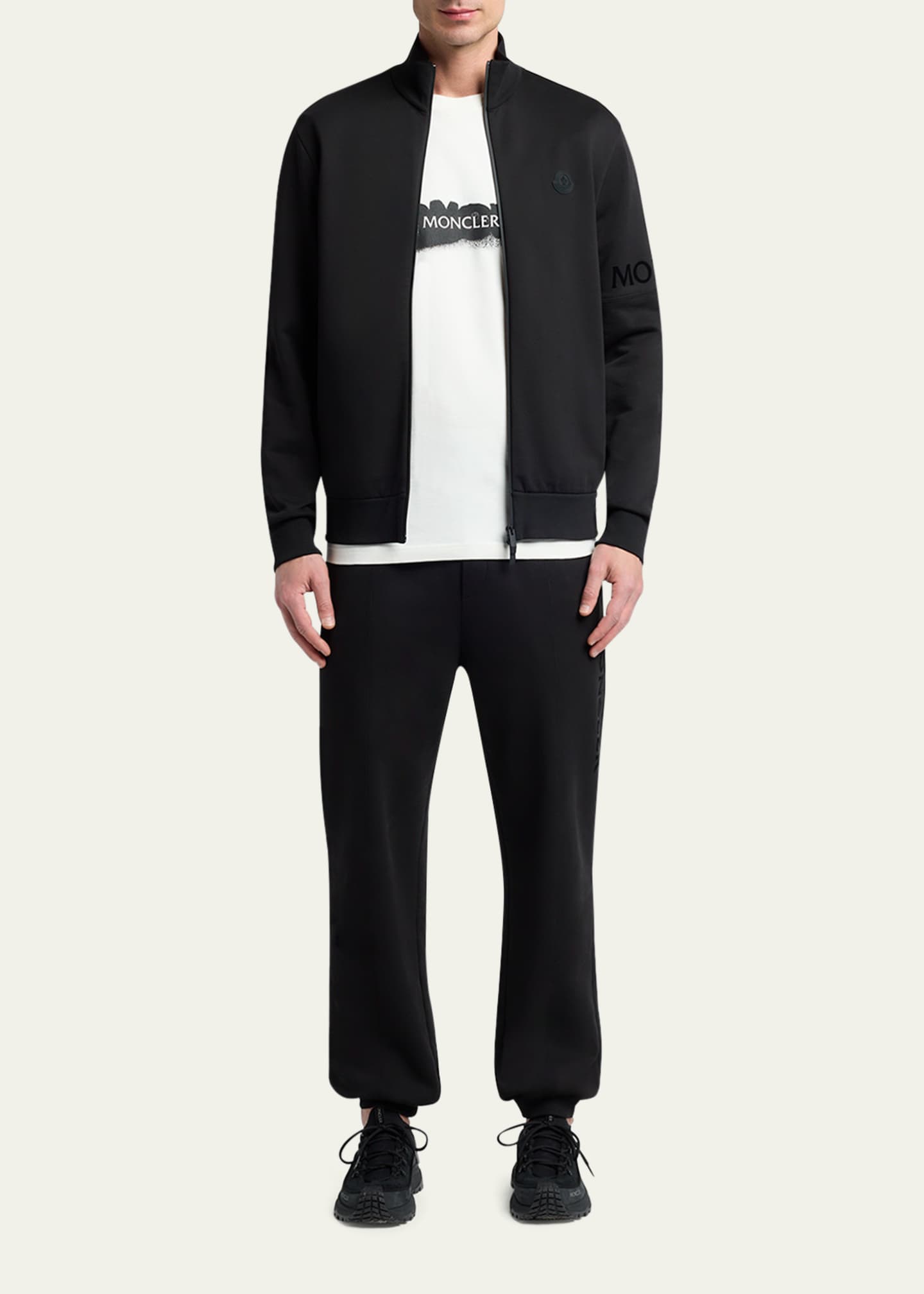 Moncler Men's Graffiti Logo Graphic T-Shirt - Bergdorf Goodman