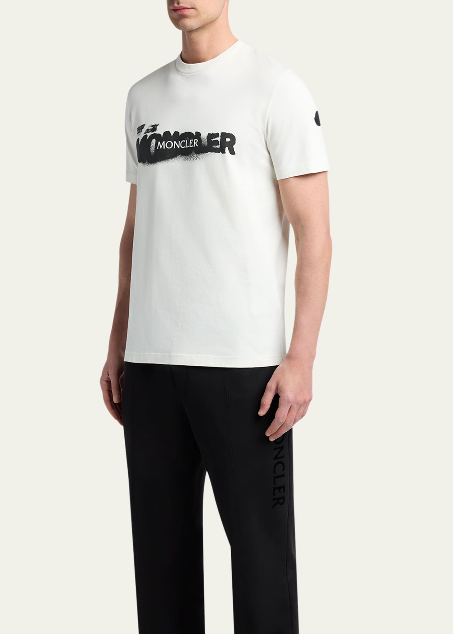 Moncler Men's Graffiti Logo Graphic T-Shirt - Bergdorf Goodman