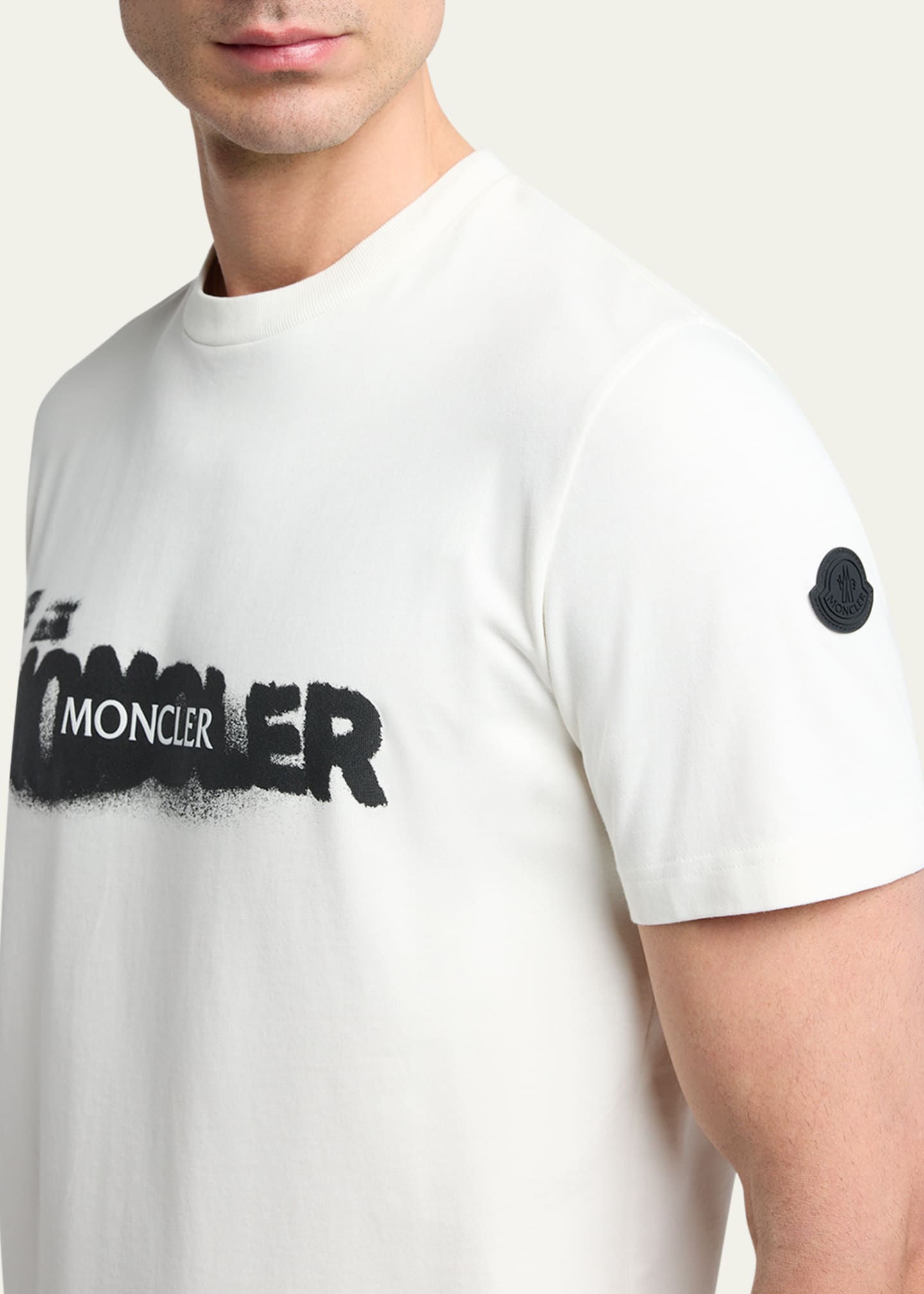 Moncler Men's Graffiti Logo Graphic T-Shirt - Bergdorf Goodman