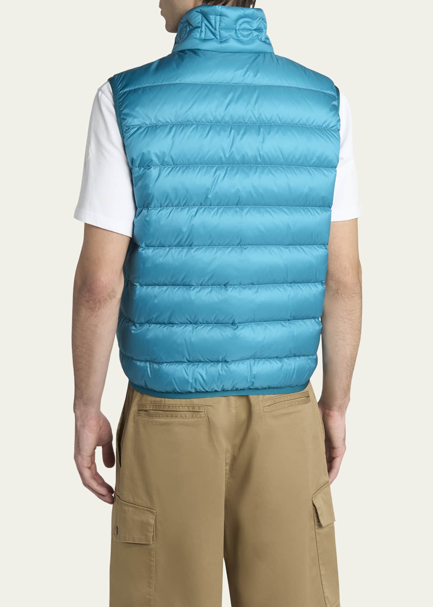 Moncler Men's Quilted Full-Zip Vest Image 3 of 5