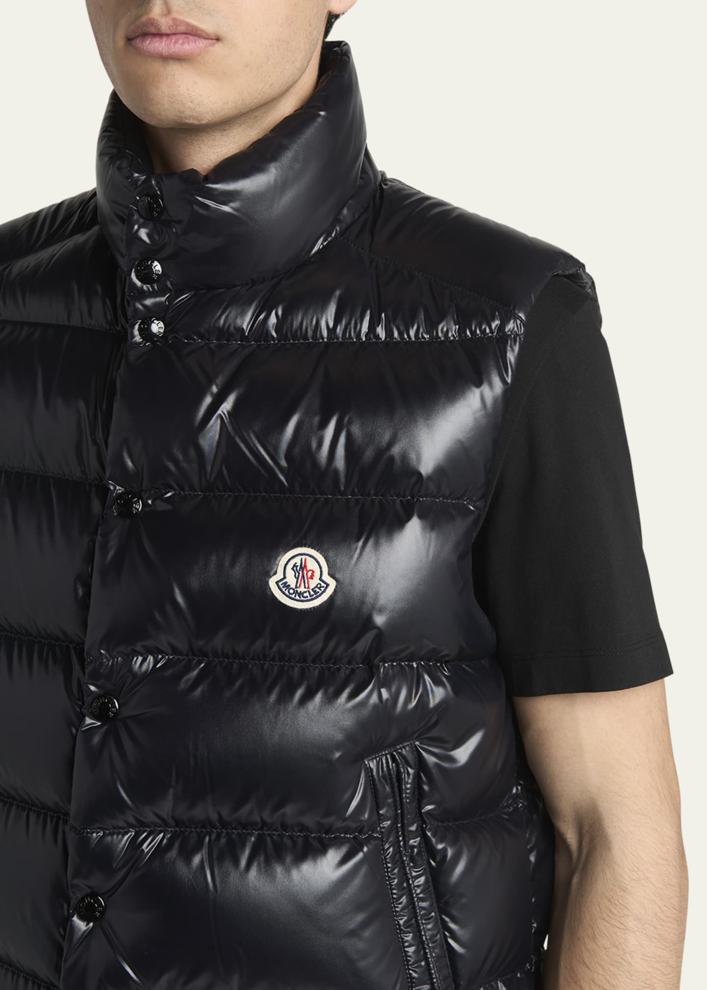 Moncler Men's Tibb Nylon Down Puffer Vest - Bergdorf Goodman