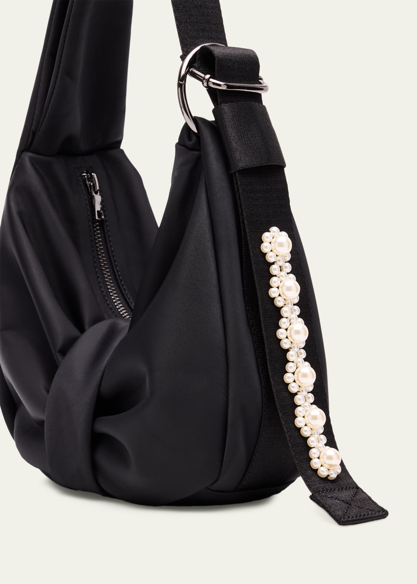 Simone Rocha Embellished Bow Sling Shoulder Bag - Bergdorf Goodman