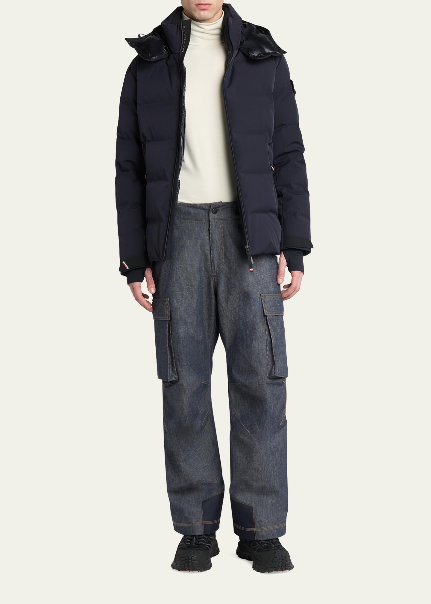 Moncler Grenoble Men's Stretch Nylon Montgetech Puffer Jacket