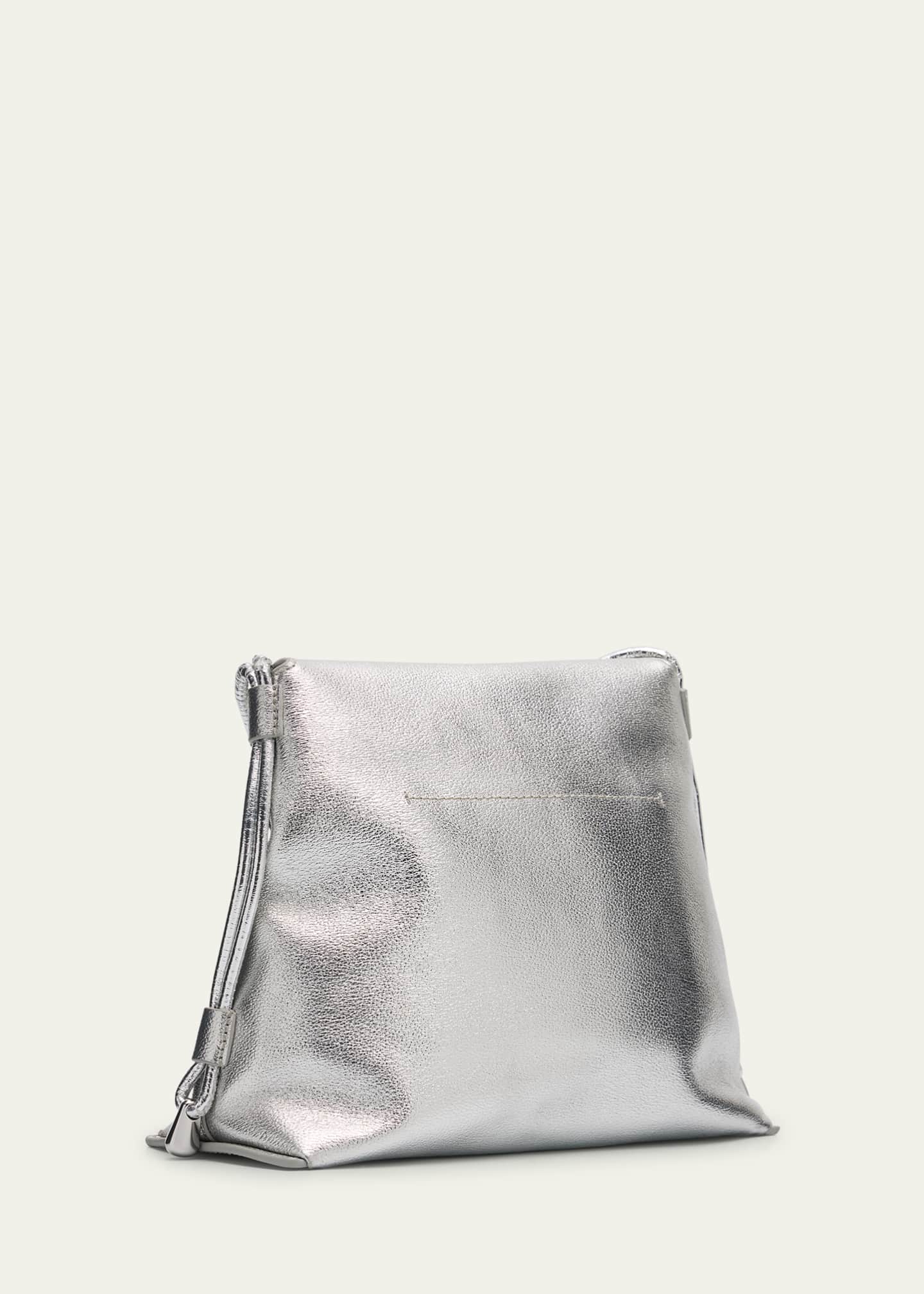 3.1 Phillip Lim ID Petite Soft Metallic Leather Shoulder Bag Image 3 of 6