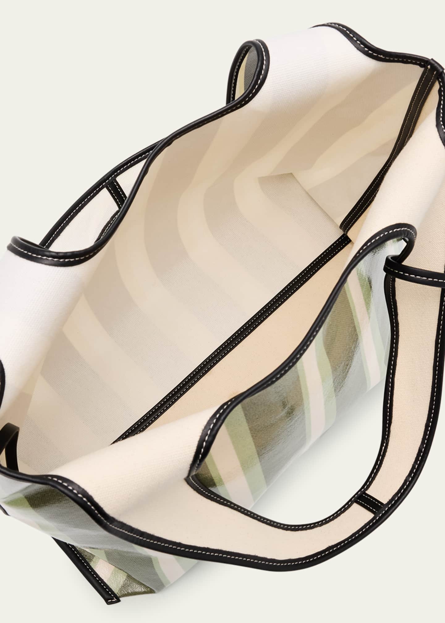 3.1 Phillip Lim Striped Canvas Market Tote Bag Image 4 of 6