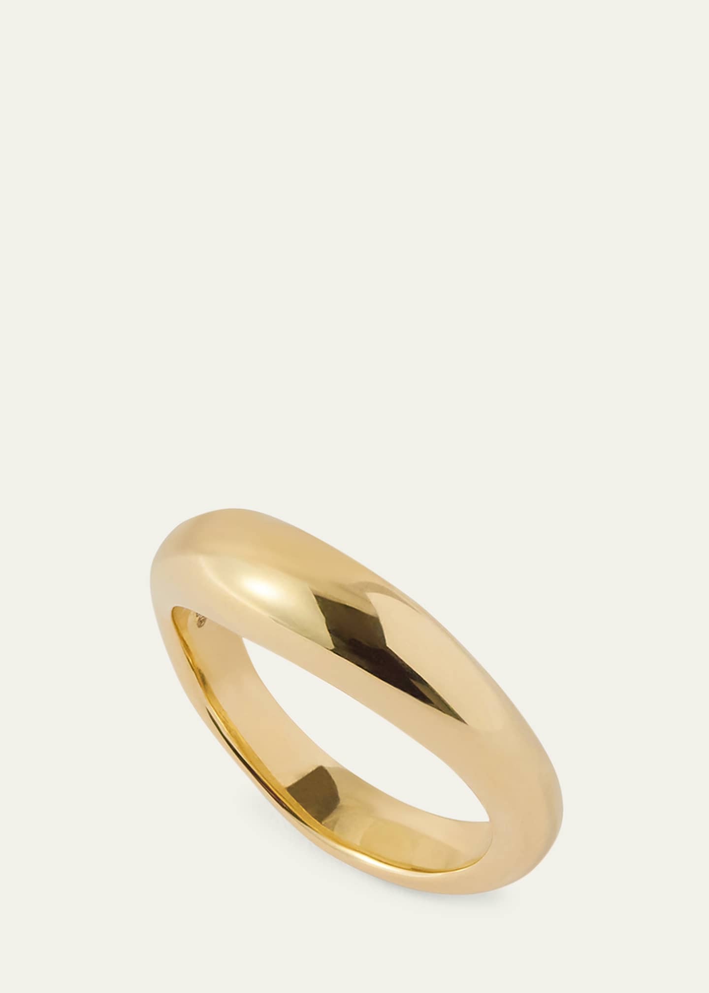 Fernando Jorge 18K Yellow Gold Bold Stream Wave Ring Image 3 of 3