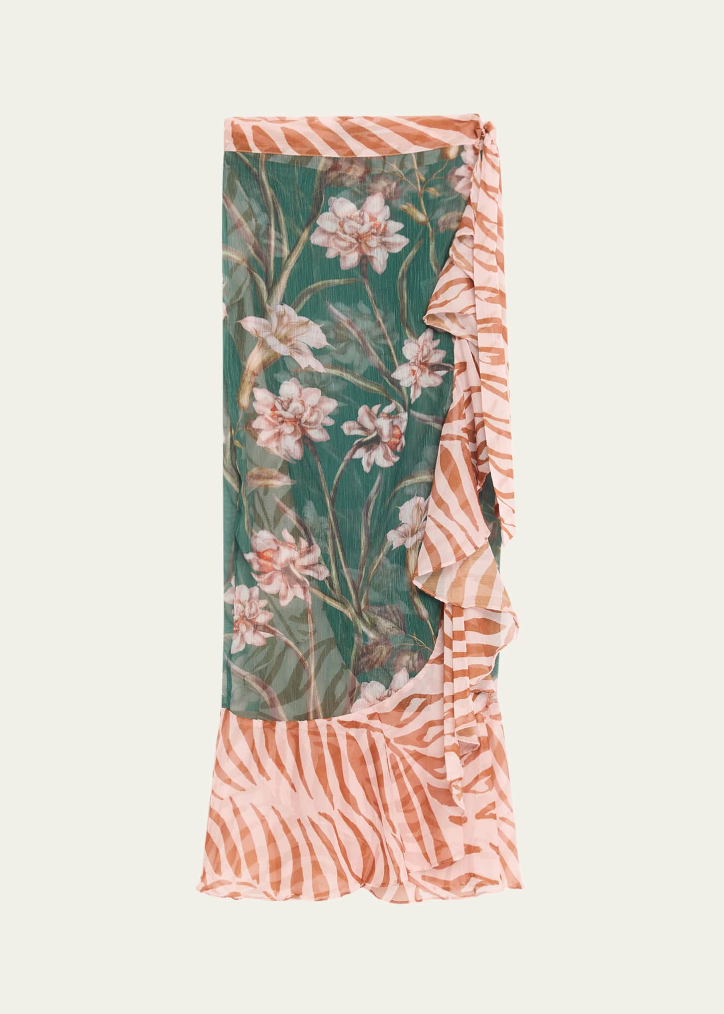 PatBO Botanic Retro Wrap Skirt Image 1 of 5