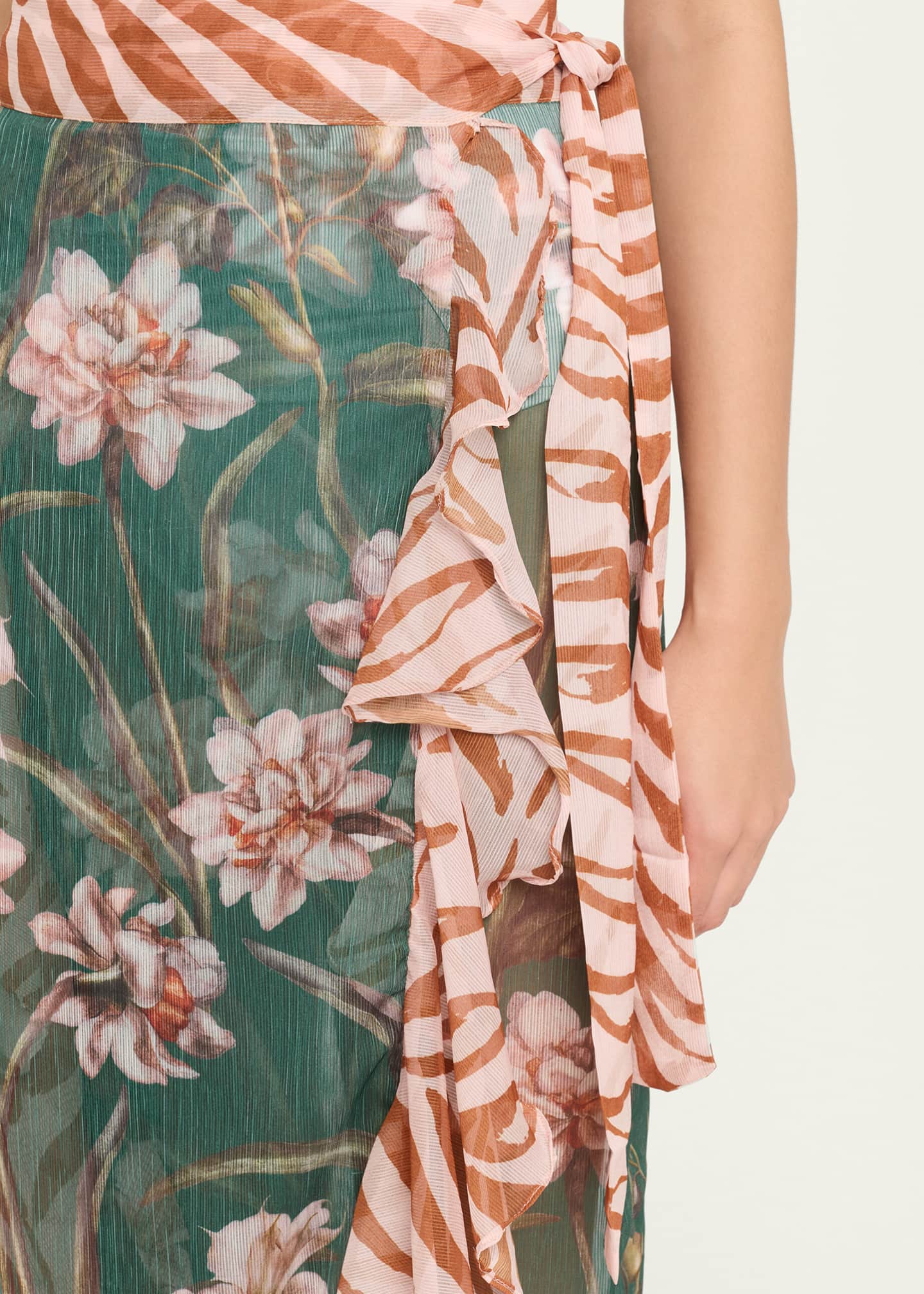 PatBO Botanic Retro Wrap Skirt Image 5 of 5