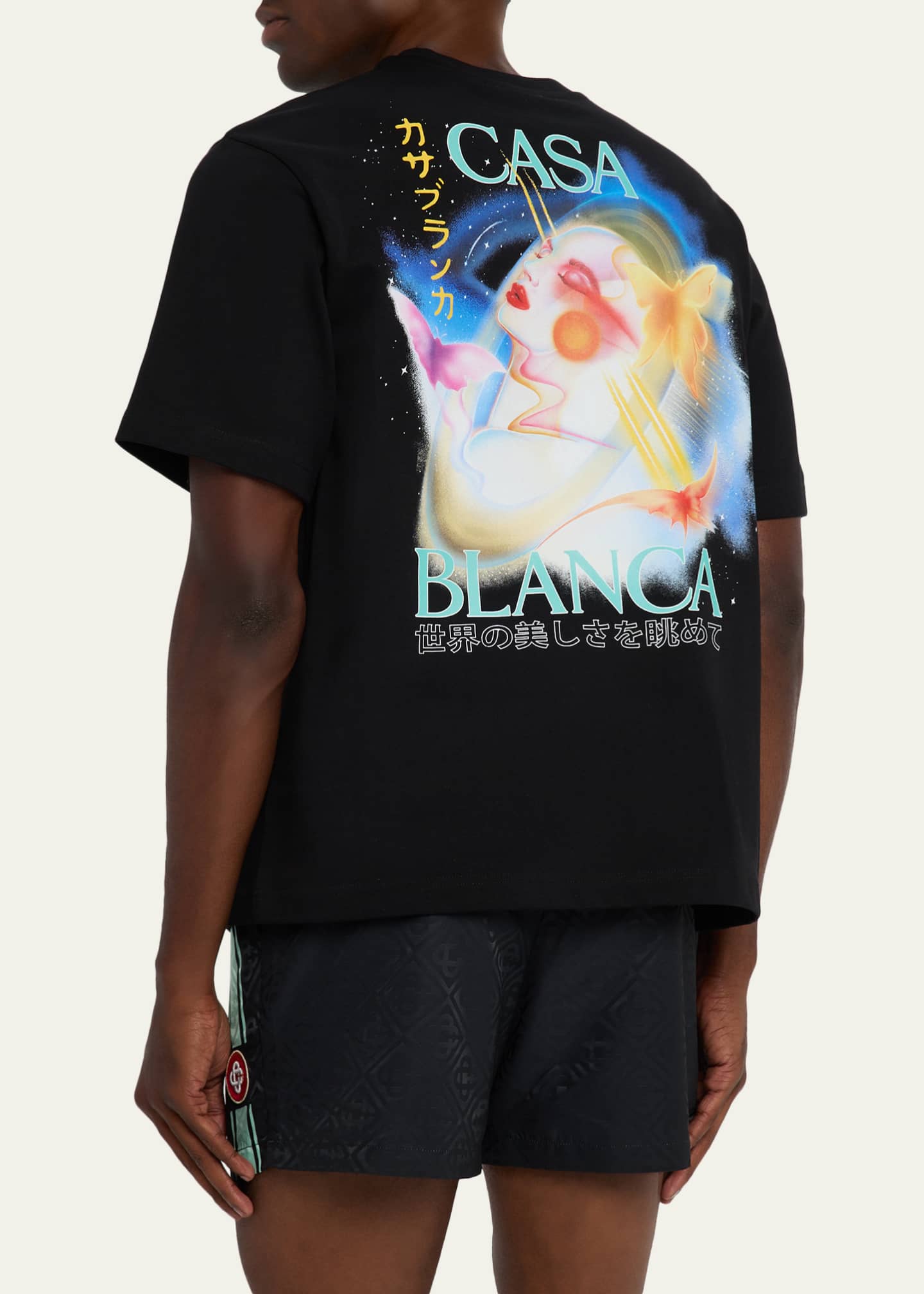 Men's Galactic Connection Oversized Graphic T-Shirt